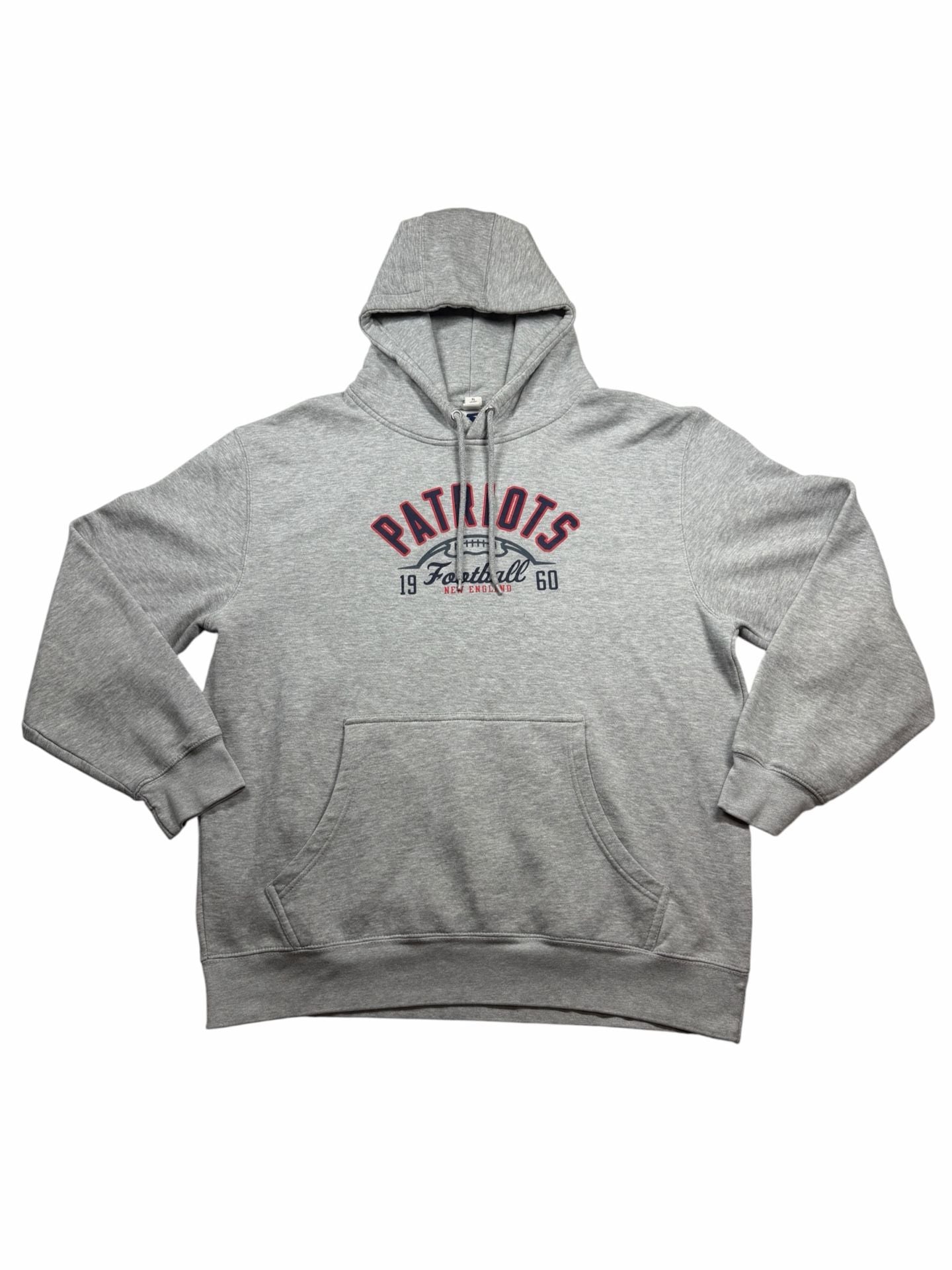 New England Patriots Starter Hoodie Mens XL Gray Pullover NFL Football 2