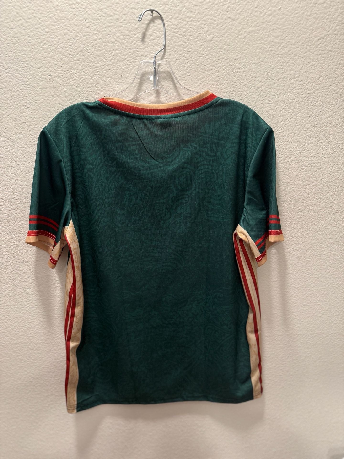 Mexico Soccer Jersey Size L Green V Neck National Team Football Shirt REP JERSEY 3