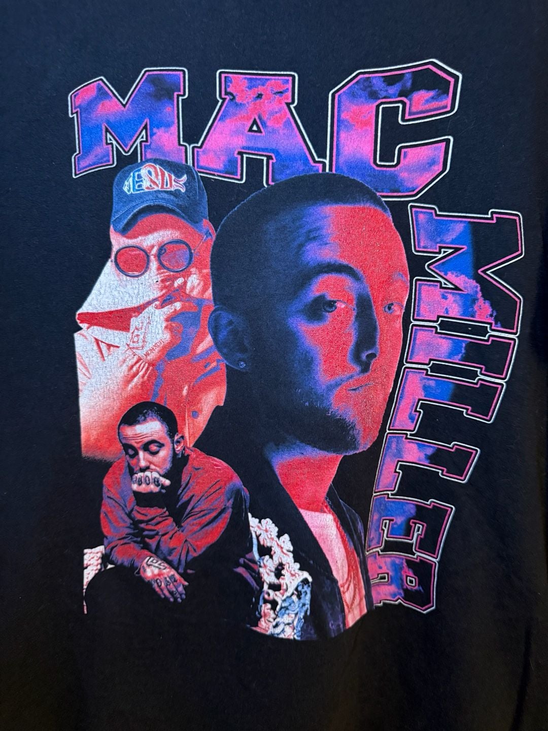 Mac Miller Graphic Rap Tee Shirt Black Hip Hop Vintage Style Size XL 4