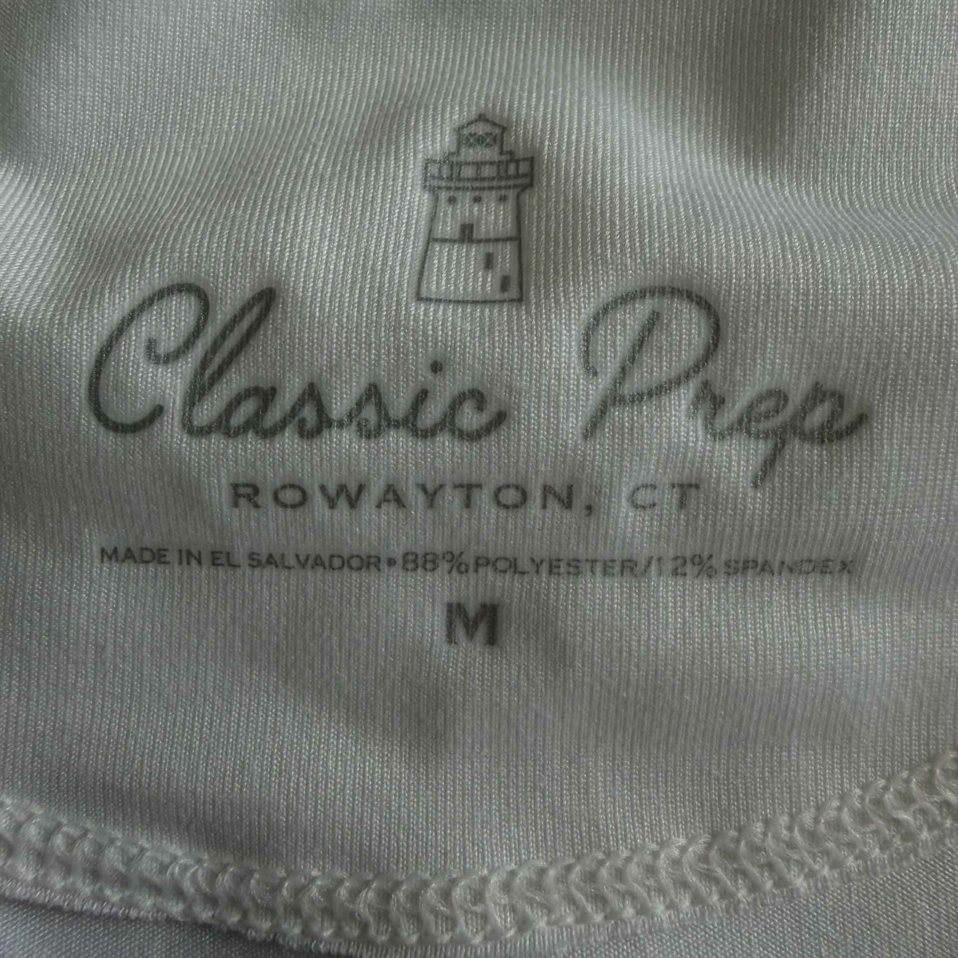 Classic Prep Tennis Dress Size M White Blue Sleeveless 4