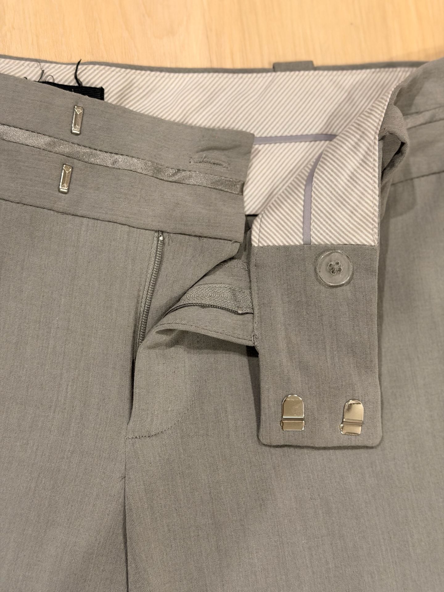 Mossimo Stretch Dress Pants Size 10 Gray Bootcut 3