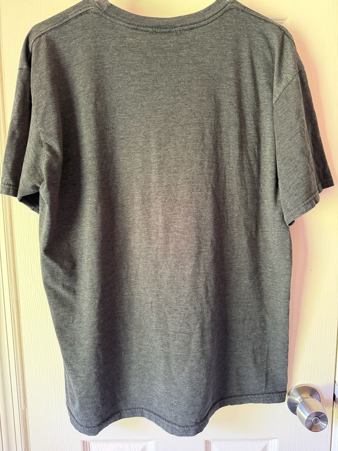 Volcom Graphic T-Shirt Size L Gray Orange Script Logo 8