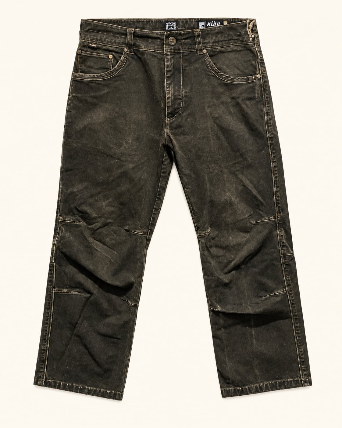 KÜHL Men’s 32x32 Dark Wash Utility Carpenter Jeans Baggy Workwear Pants 3