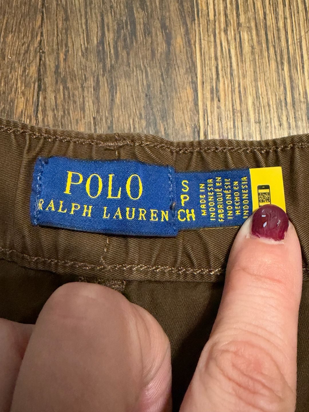 Polo Ralph Lauren Cargo Pants Earth Tone Brown Cotton Utility Trousers Size Small 3