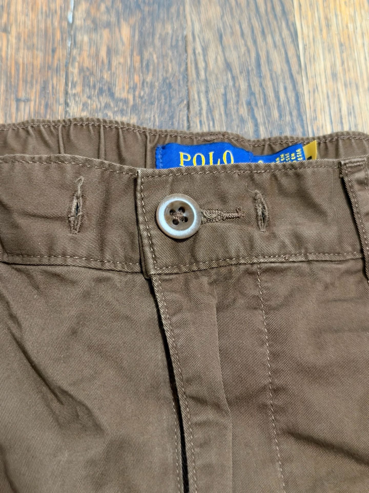 Polo Ralph Lauren Cargo Pants Earth Tone Brown Cotton Utility Trousers Size Small 13