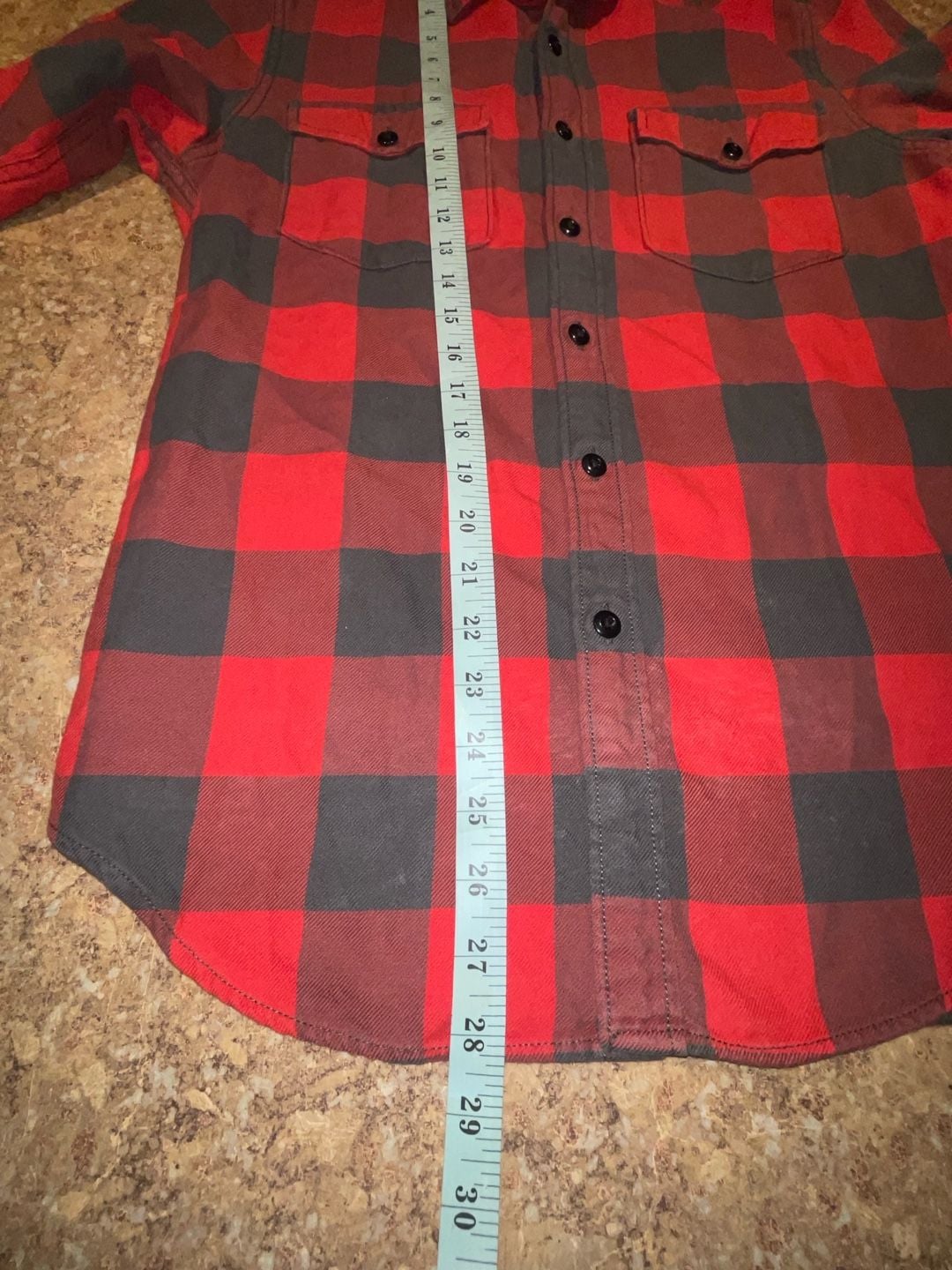 J.Crew Sportsmen’s Outfitter Men’s S Buffalo Plaid Flannel Shirt Red Black 12