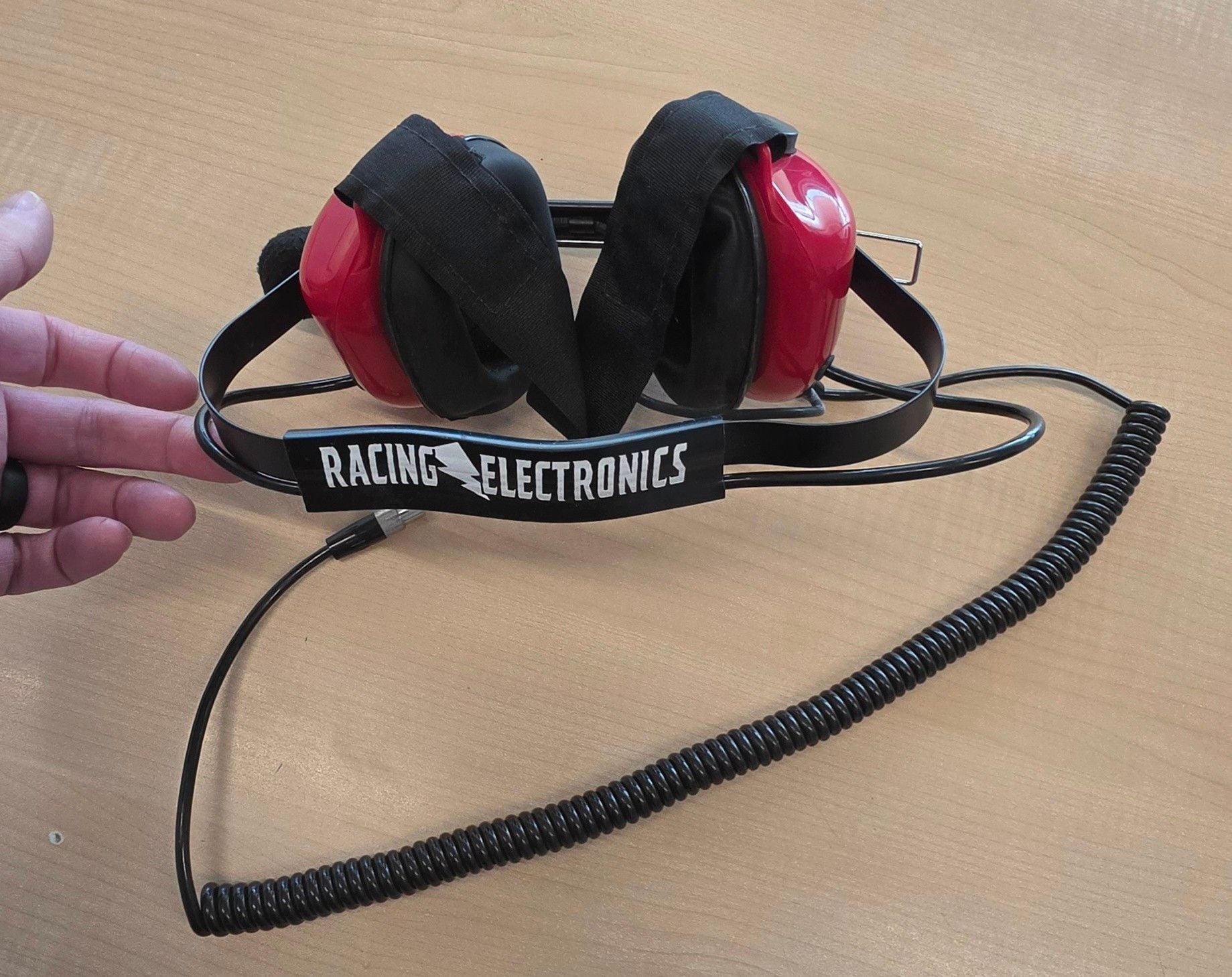 Racing Electronics Headset G4 Red Noise Cancelling Communication 2