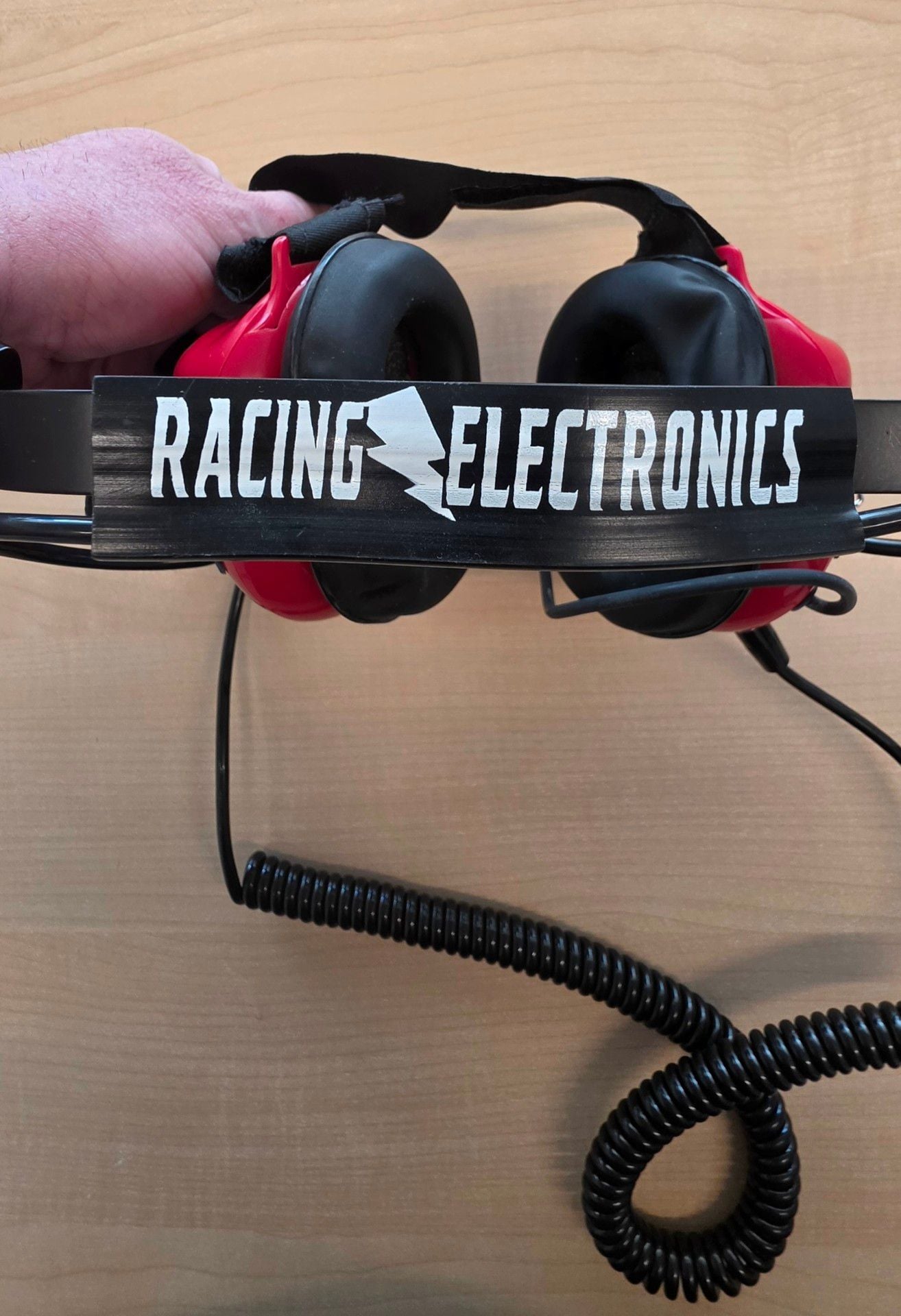 Racing Electronics Headset G4 Red Noise Cancelling Communication 5