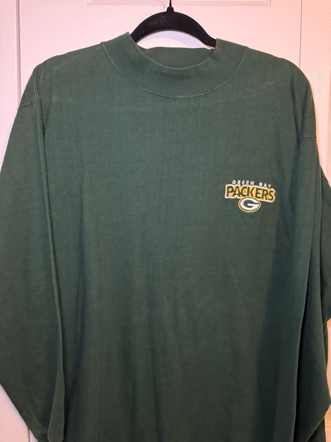 Vintage The Edge Green Bay Packers Mock Turtleneck Size M Long Sleeve Vintage 3