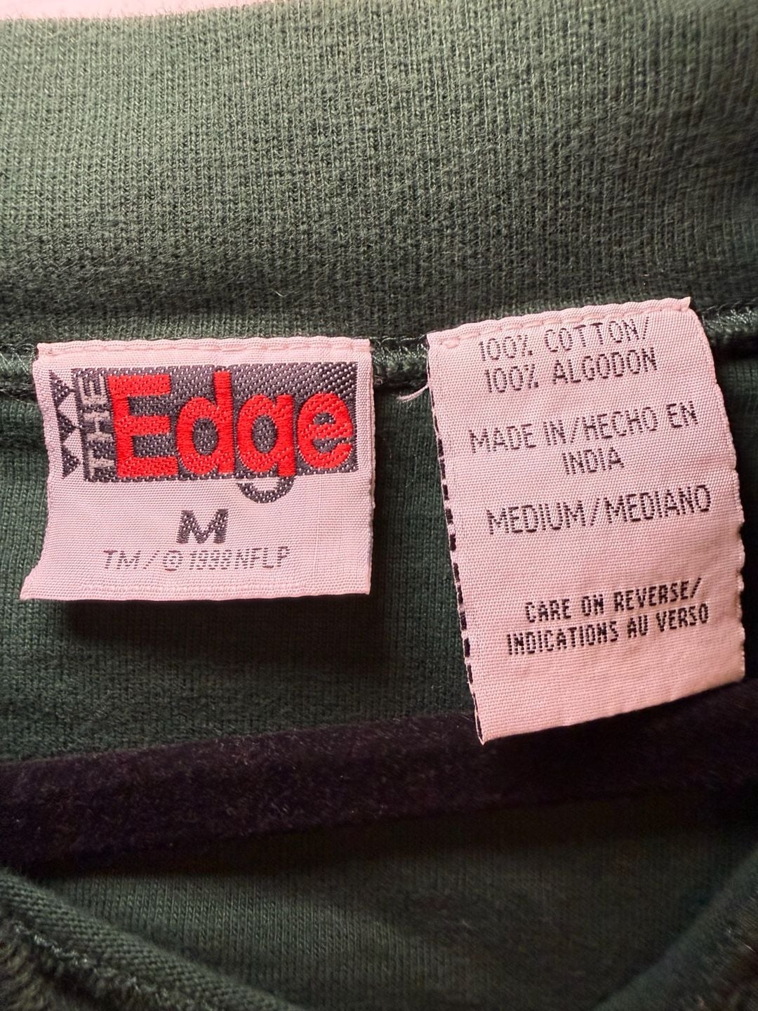 Vintage The Edge Green Bay Packers Mock Turtleneck Size M Long Sleeve Vintage 6