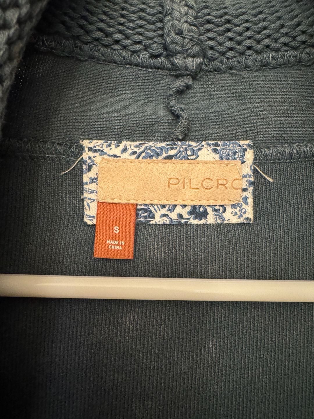 Pilcro Acid Wash Cardigan Size S Blue Cotton Sweater 5