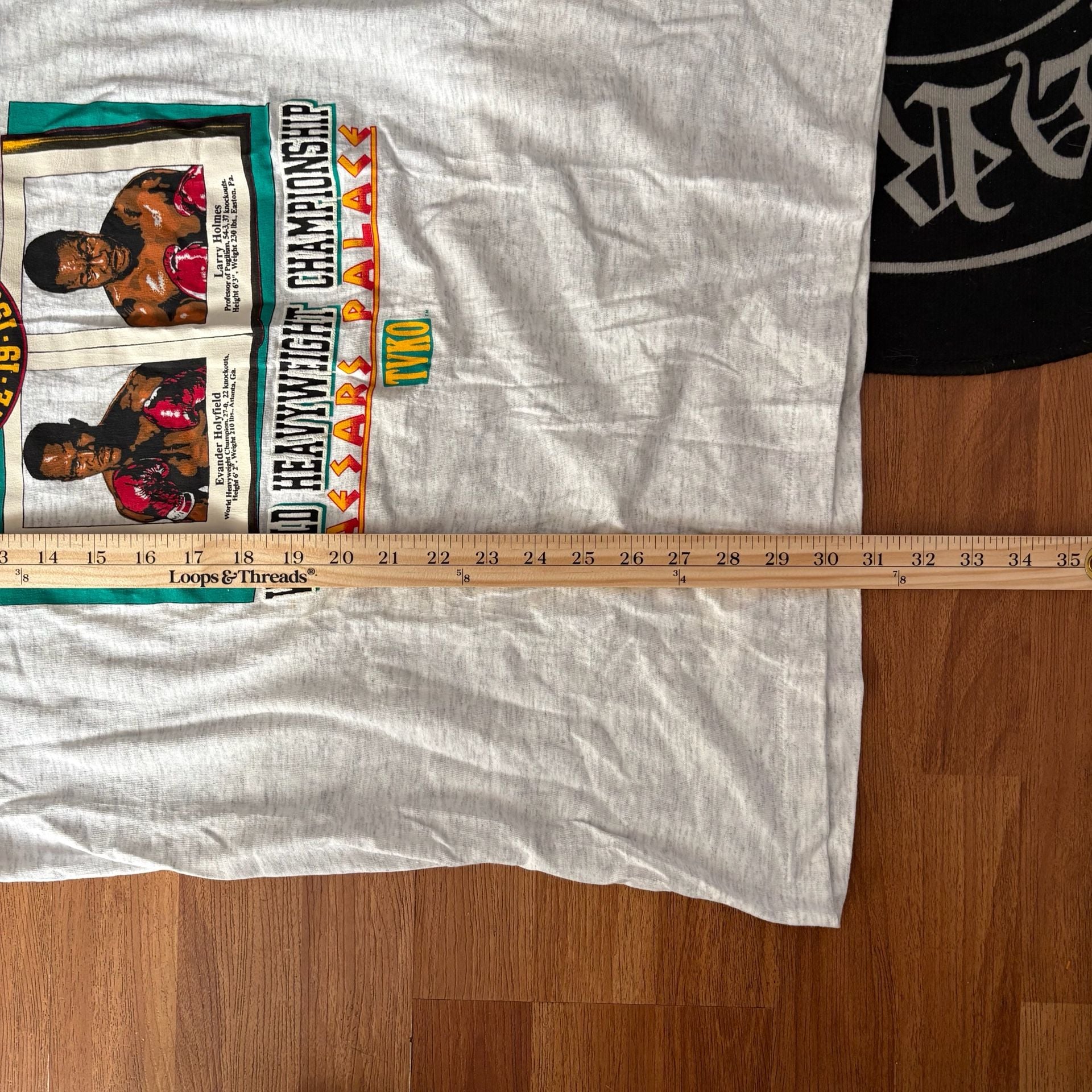 Vintage Holyfield Vs Holmes 1992 T-Shirt Size L 6