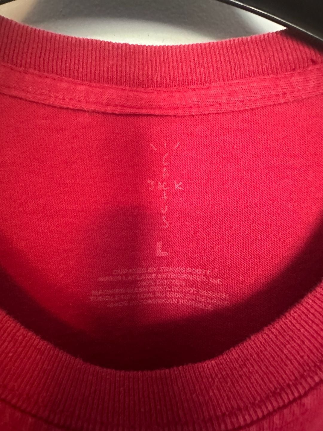 Travis Scott x McDonald's Apple Pie T-Shirt Size L Red 5
