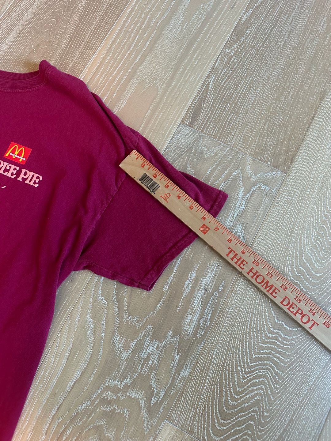 Travis Scott x McDonald's Apple Pie T-Shirt Size L Red 8