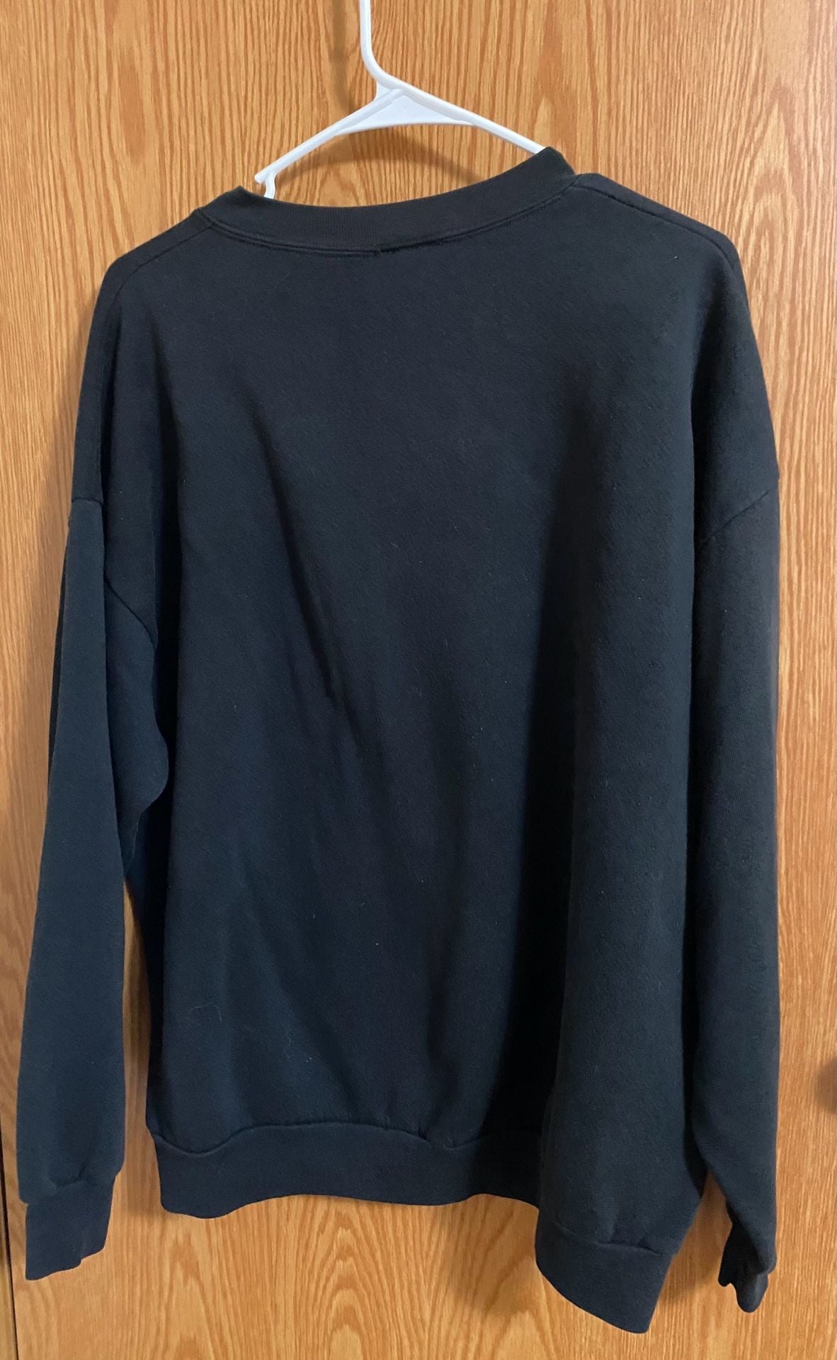 Lee Hunting Graphic Sweatshirt Size XL Black Deer Buck Funny 5