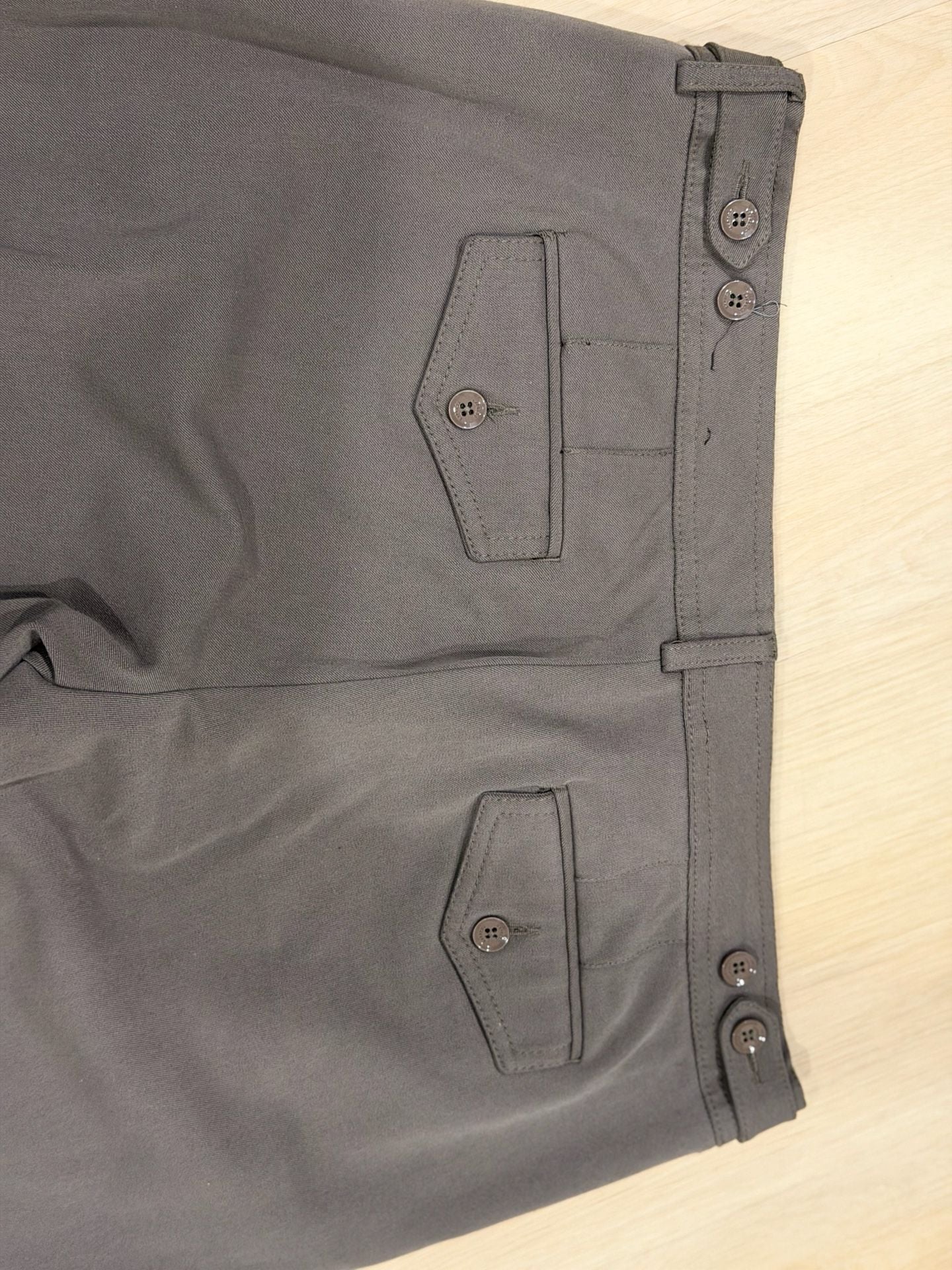 Express Columnist Pants Size 12R Grey Dress Trousers 5