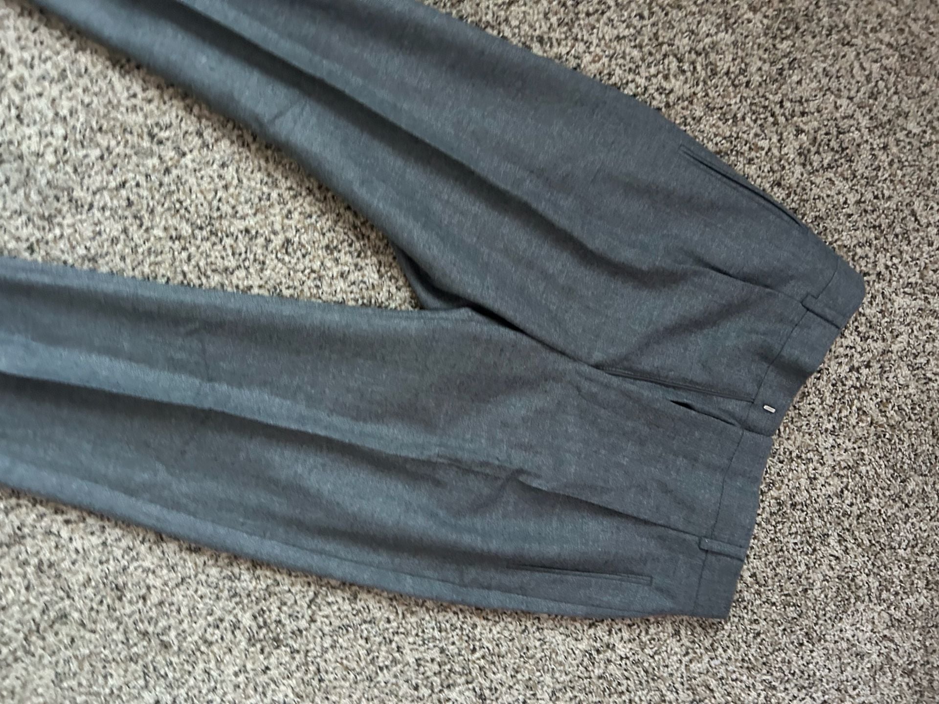 Donna Karan Signature Wool Dress Pants Size 32 Grey 3