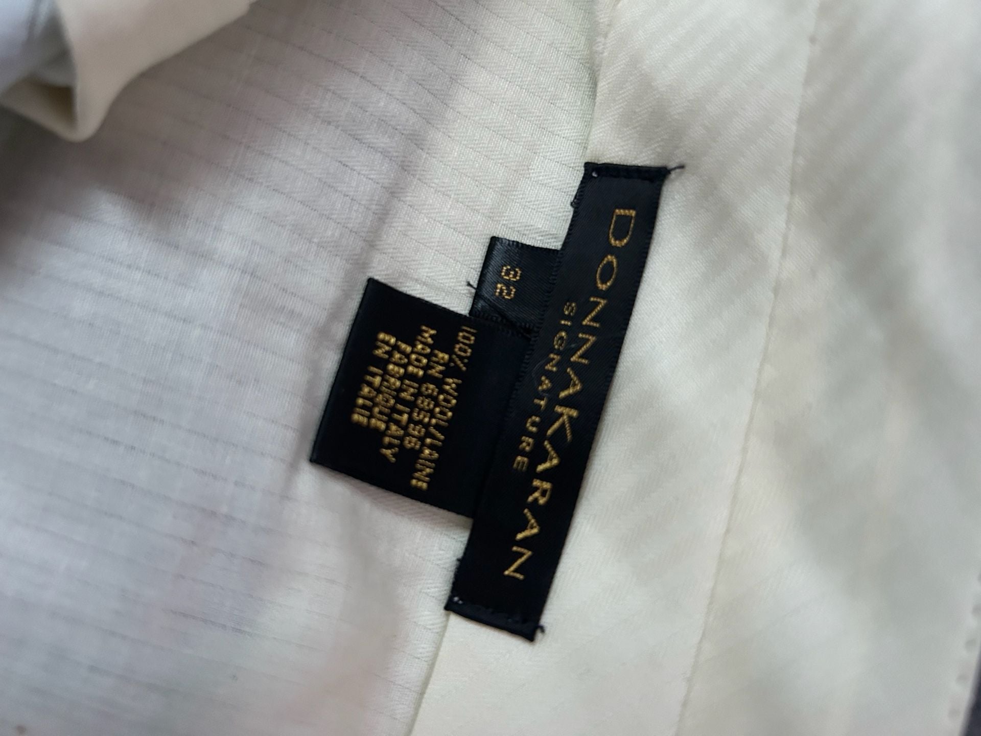 Donna Karan Signature Wool Dress Pants Size 32 Grey 4