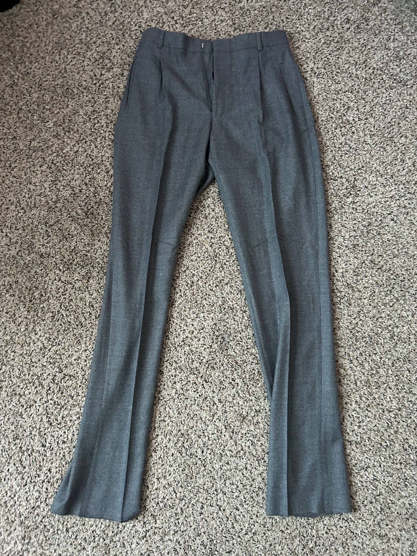 Donna Karan Signature Wool Dress Pants Size 32 Grey 2