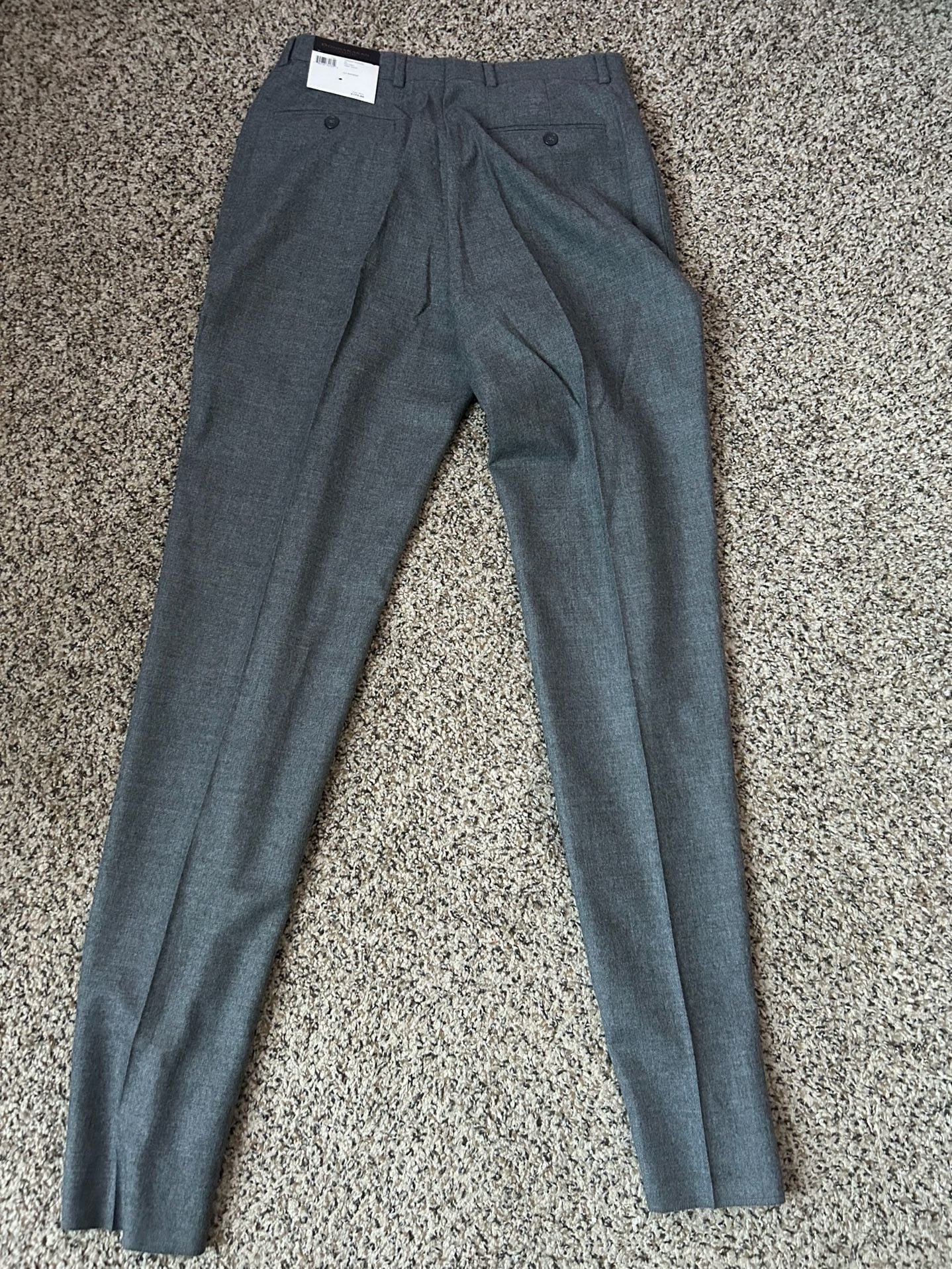 Donna Karan Signature Wool Dress Pants Size 32 Grey 5