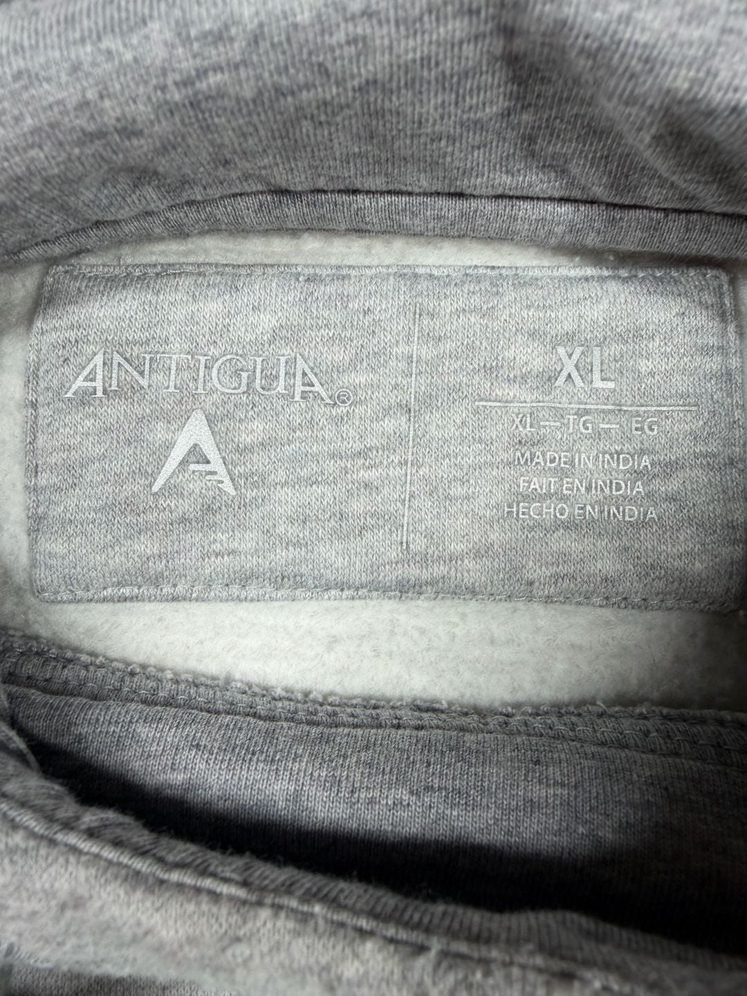 Boston Celtics Antigua Hoodie Mens XL Gray Embroidered Logo NBA Pullover 5