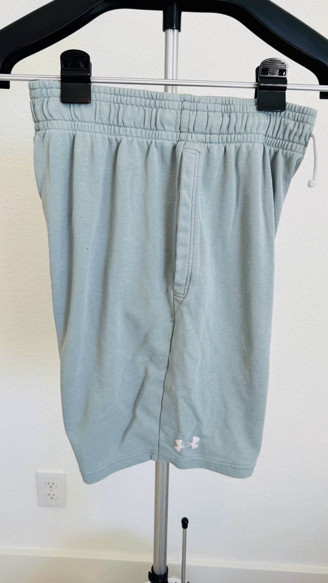 Under Armour Rival Terry Shorts Size M Green Fleece Sweatshorts 2