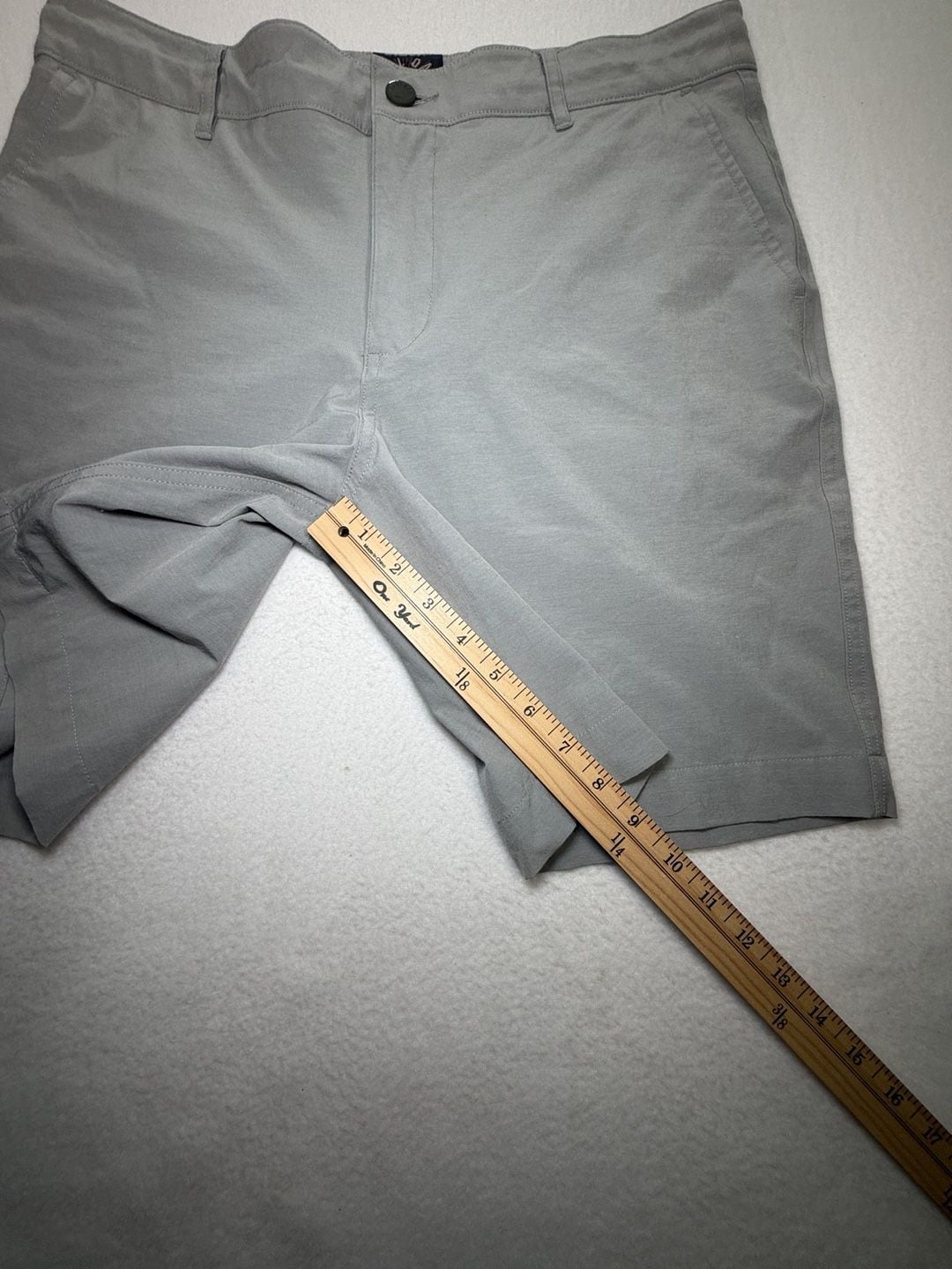 Faherty All Day Shorts Men’s 32 Gray Hybrid Stretch Quick Dry Athletic Coastal 7