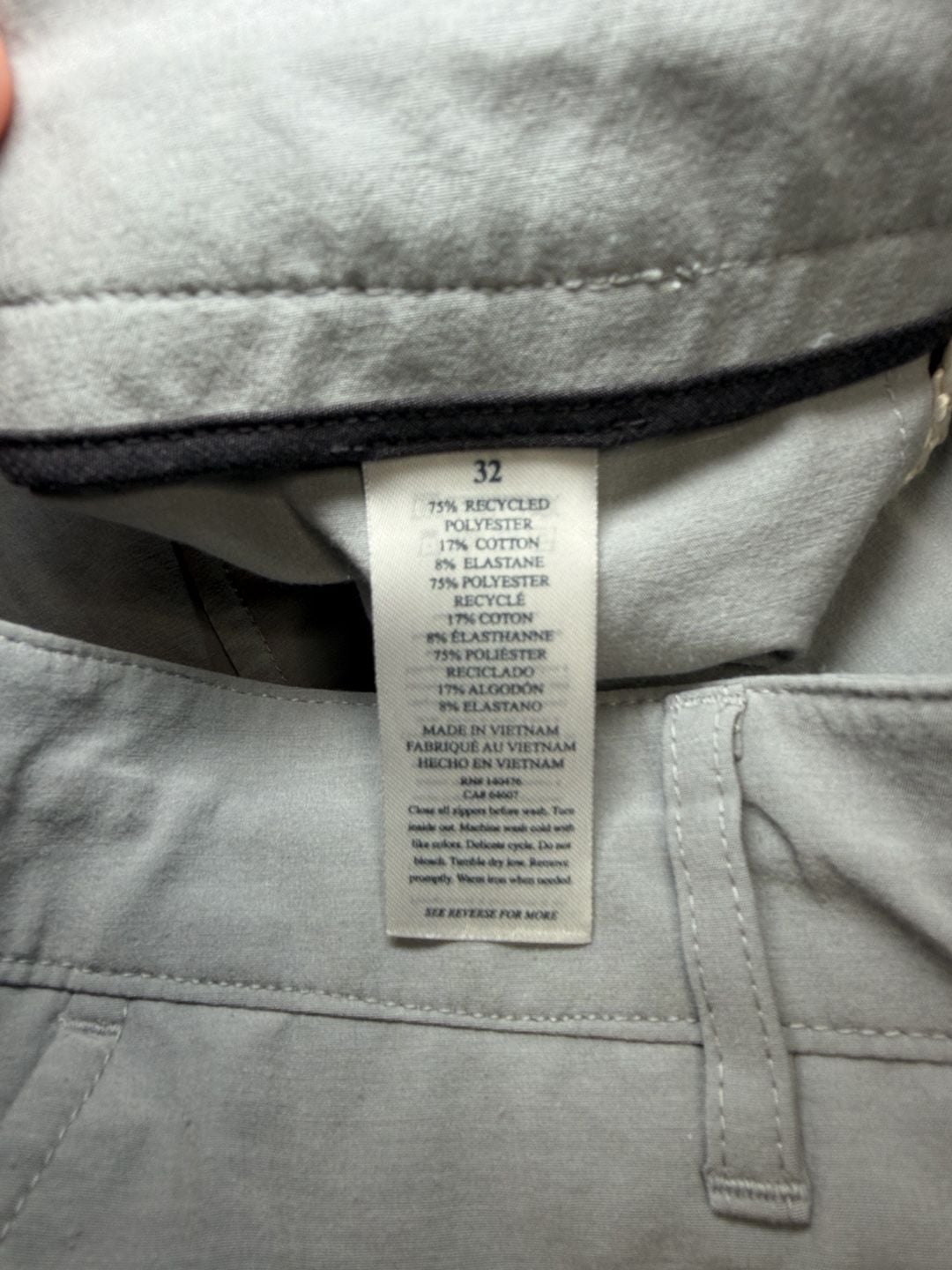 Faherty All Day Shorts Men’s 32 Gray Hybrid Stretch Quick Dry Athletic Coastal 5
