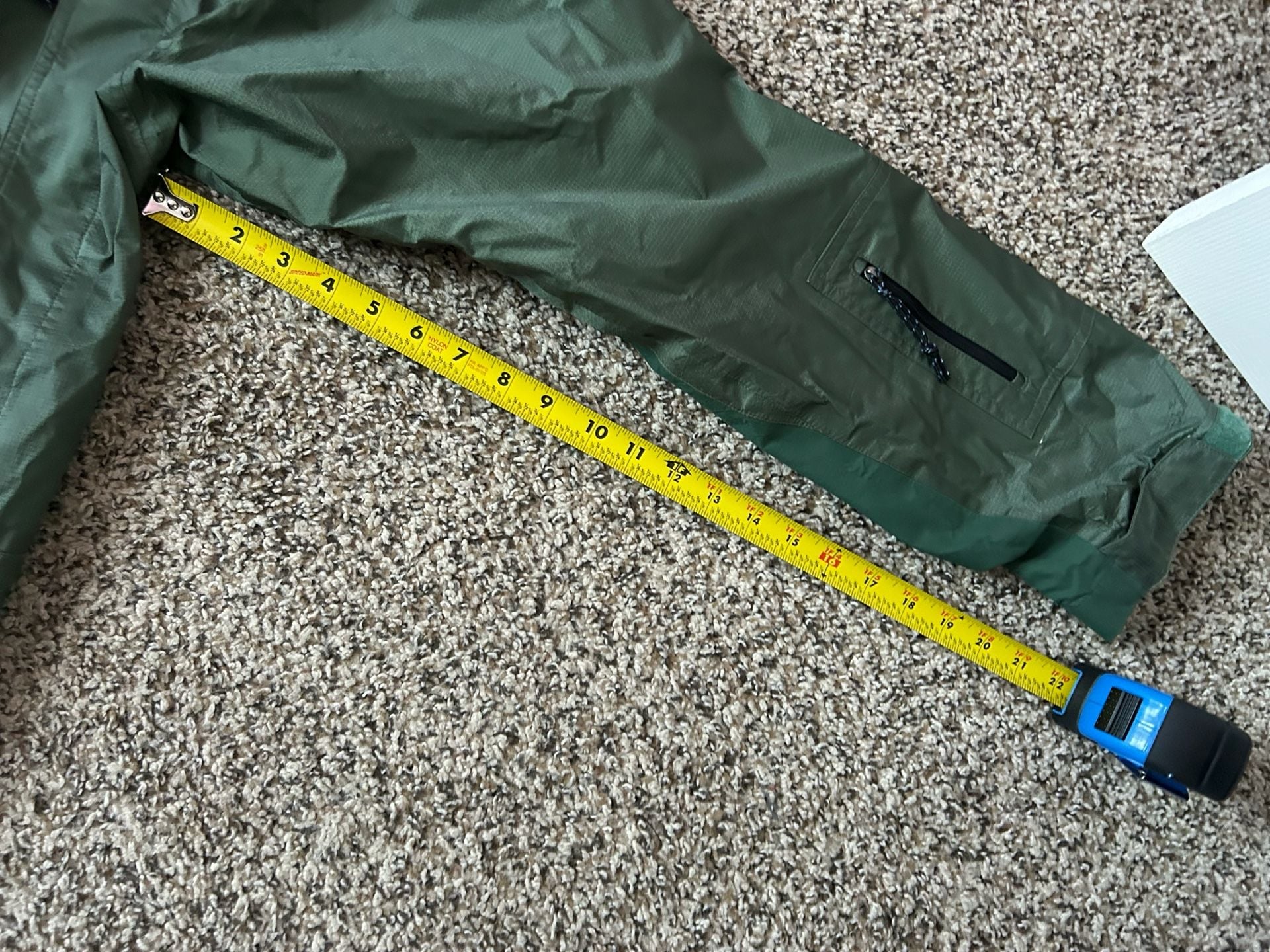 The North Face Gore-Tex Jacket Men's XX Large Green Waterproof Hooded 9