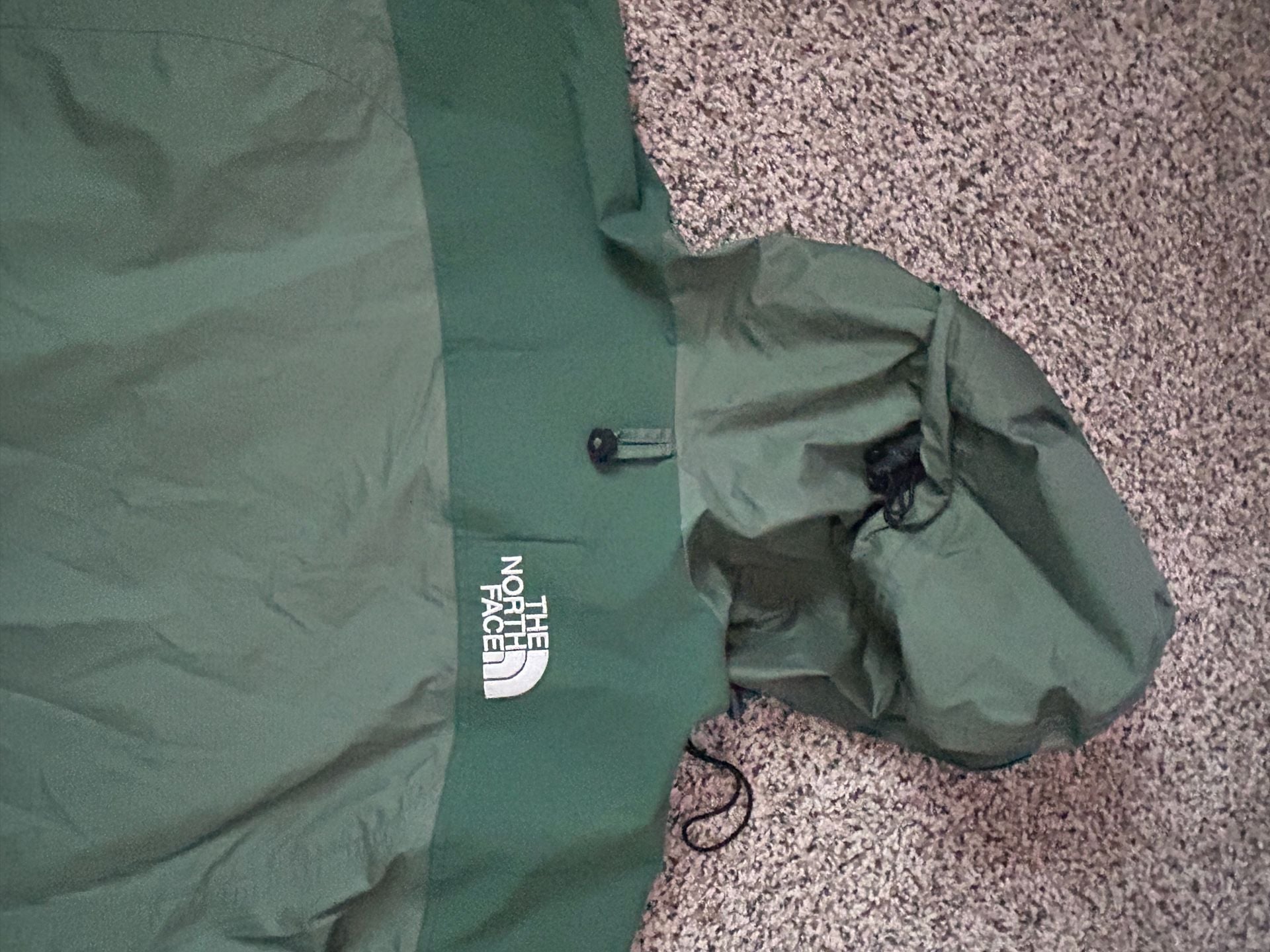 The North Face Gore-Tex Jacket Men's XX Large Green Waterproof Hooded 13