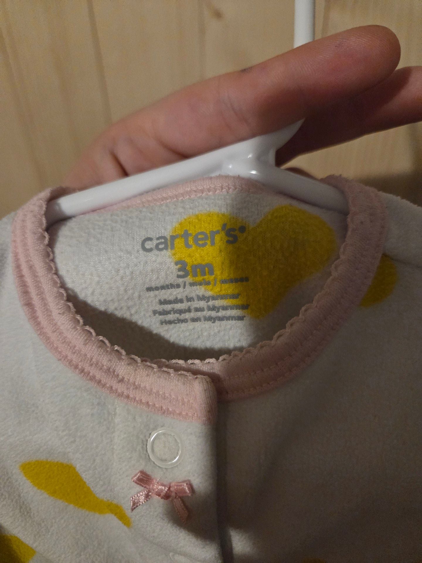 Carter's Hearts Sleep & Play Size 3M 7