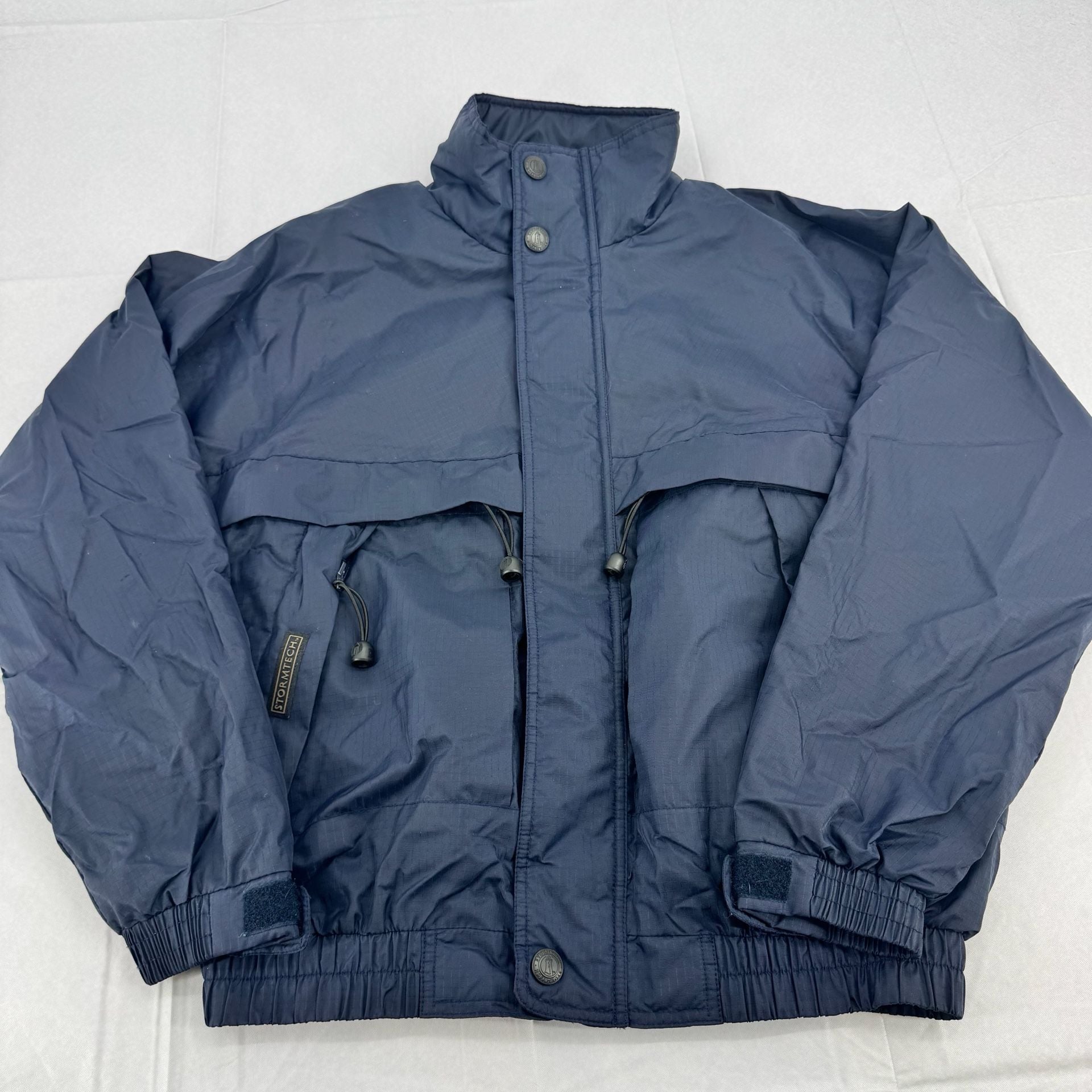 Stormtech Gorpcore Jacket Med Navy Blue Ripstop Windbreaker 2