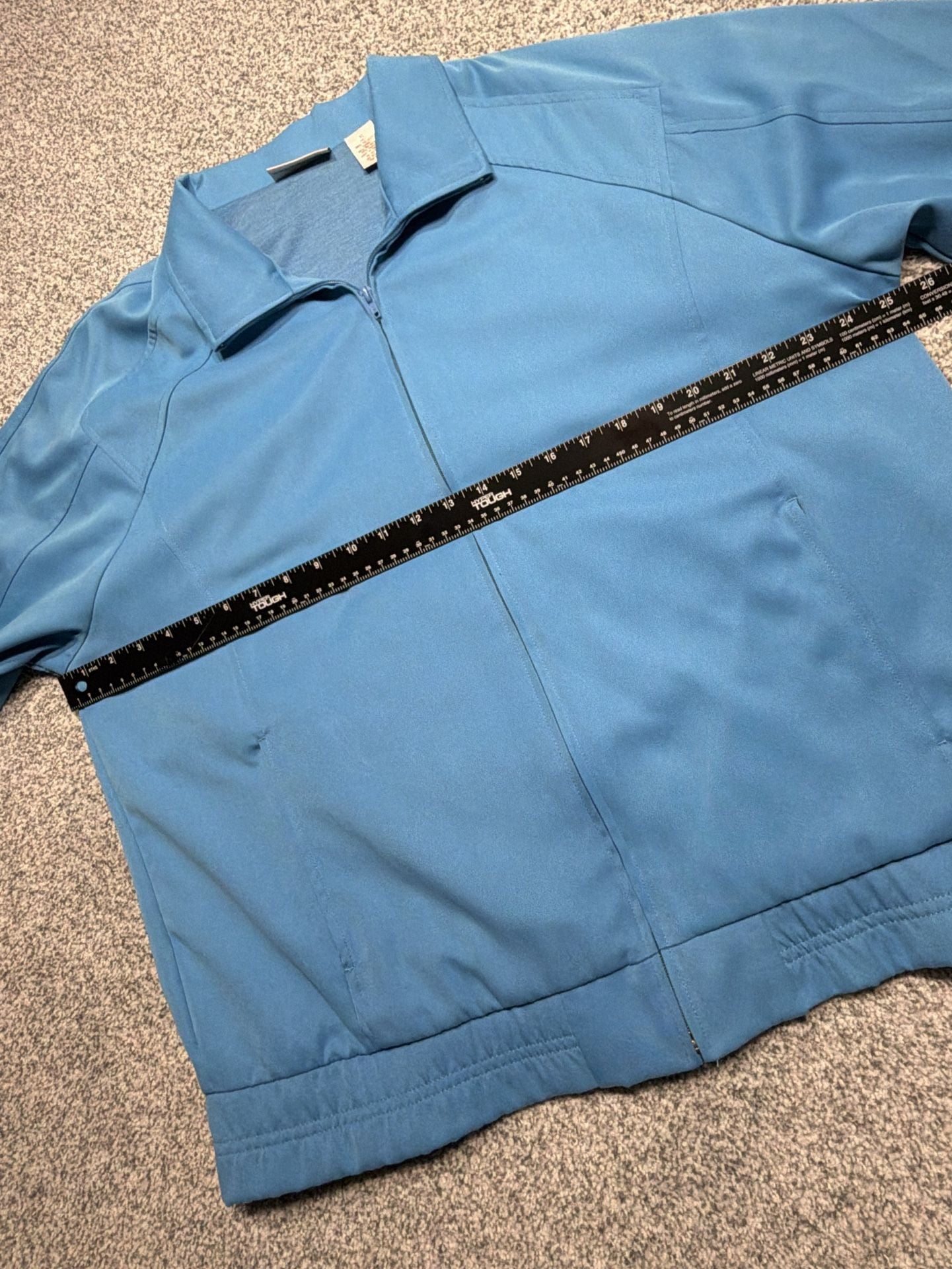 Draper's & Damon's Women’s Lightweight Zip Front Casual Jacket XL Slate Blue 5