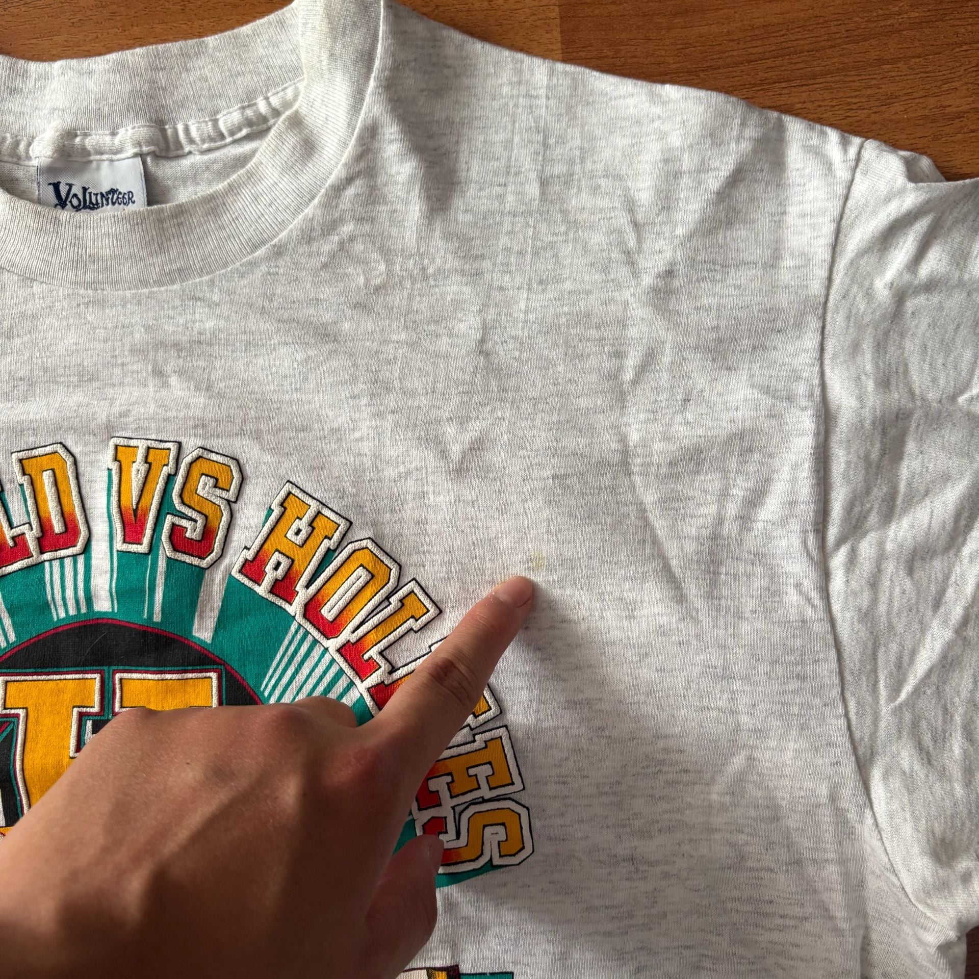 Vintage Holyfield Vs Holmes 1992 T-Shirt Size L 7