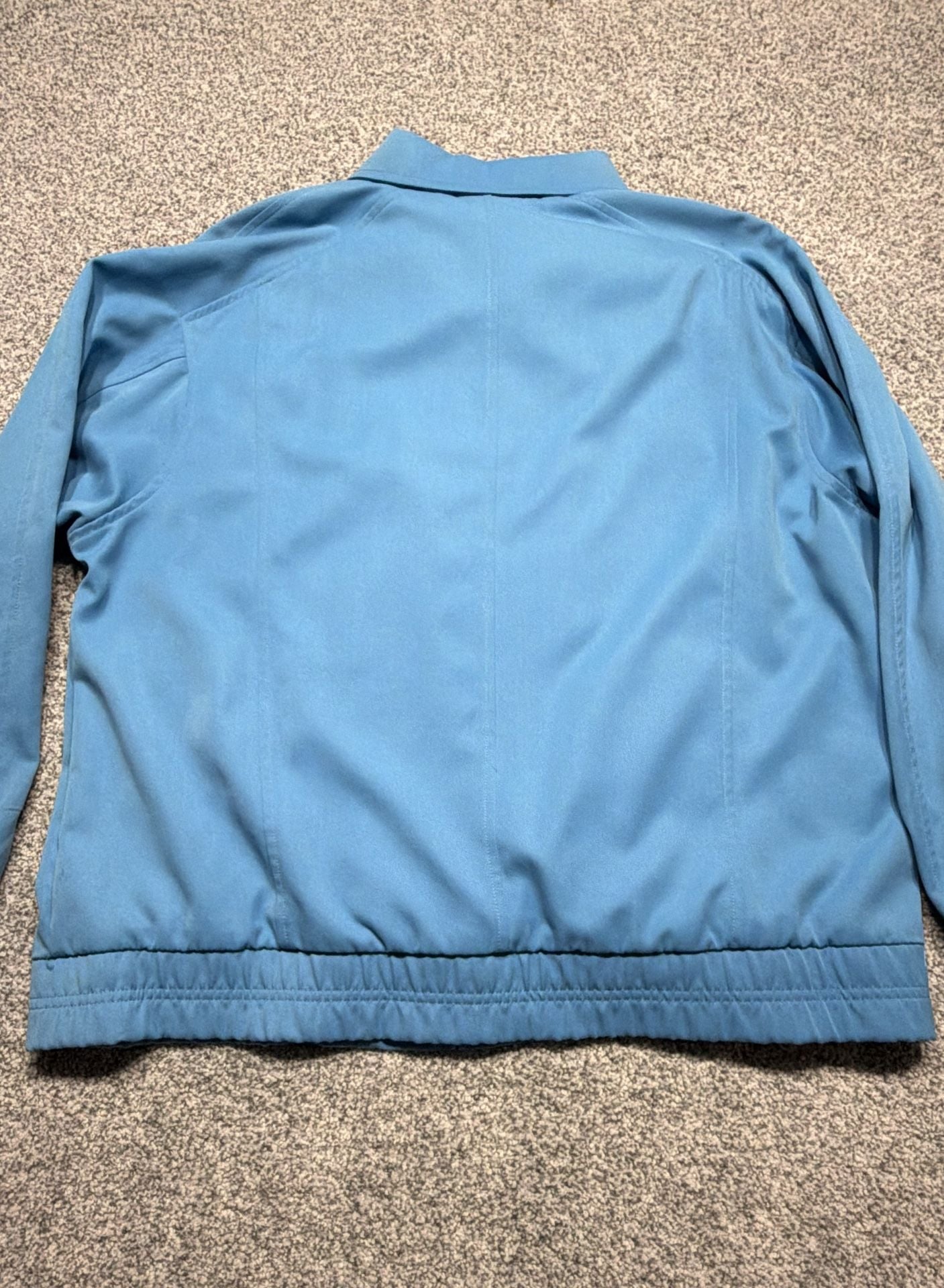Draper's & Damon's Women’s Lightweight Zip Front Casual Jacket XL Slate Blue 7