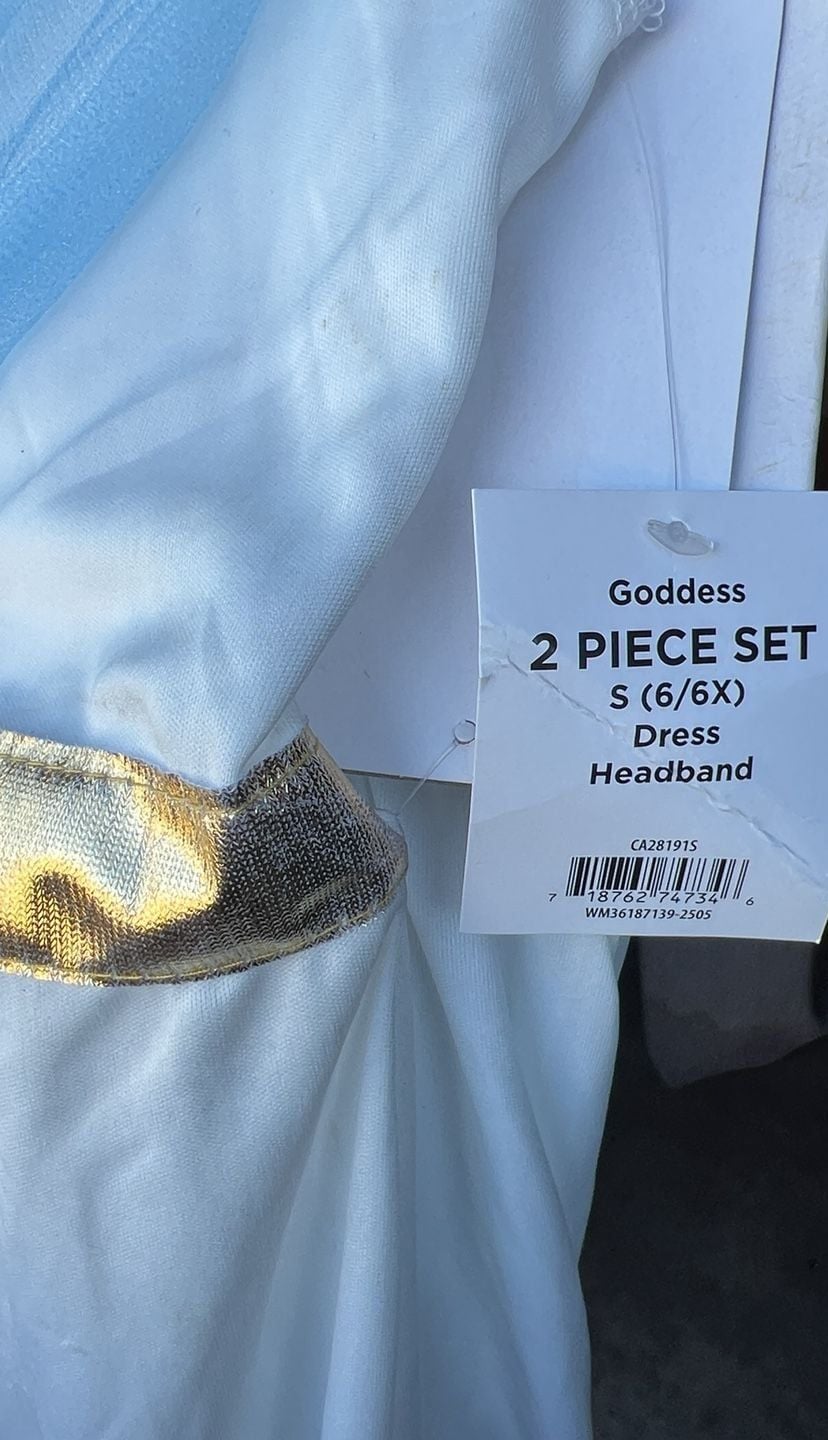 Goddess 2 Piece Set Size S 6/6X Dress Headband 2
