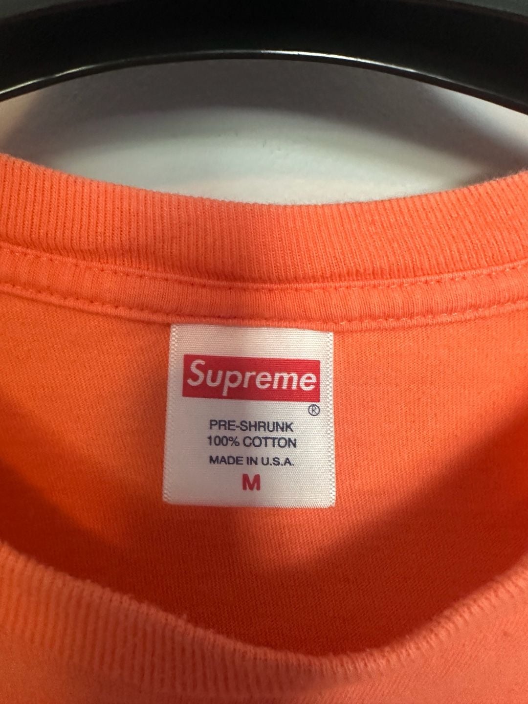 Supreme T-Shirt Size M Orange Graphic Tee 5