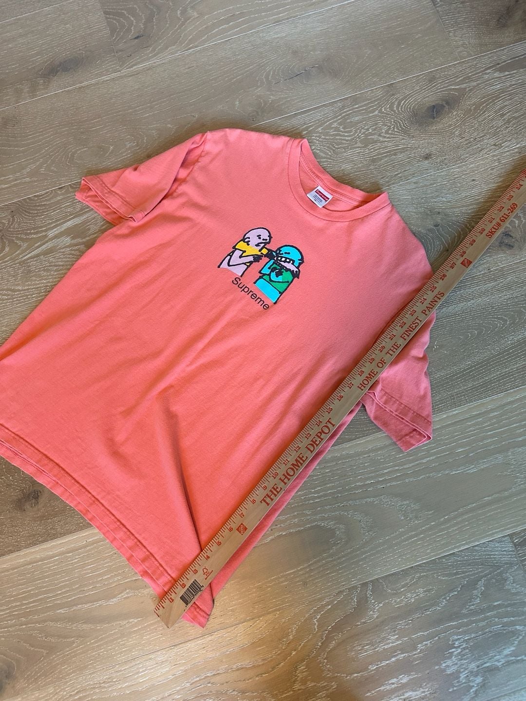 Supreme T-Shirt Size M Orange Graphic Tee 7