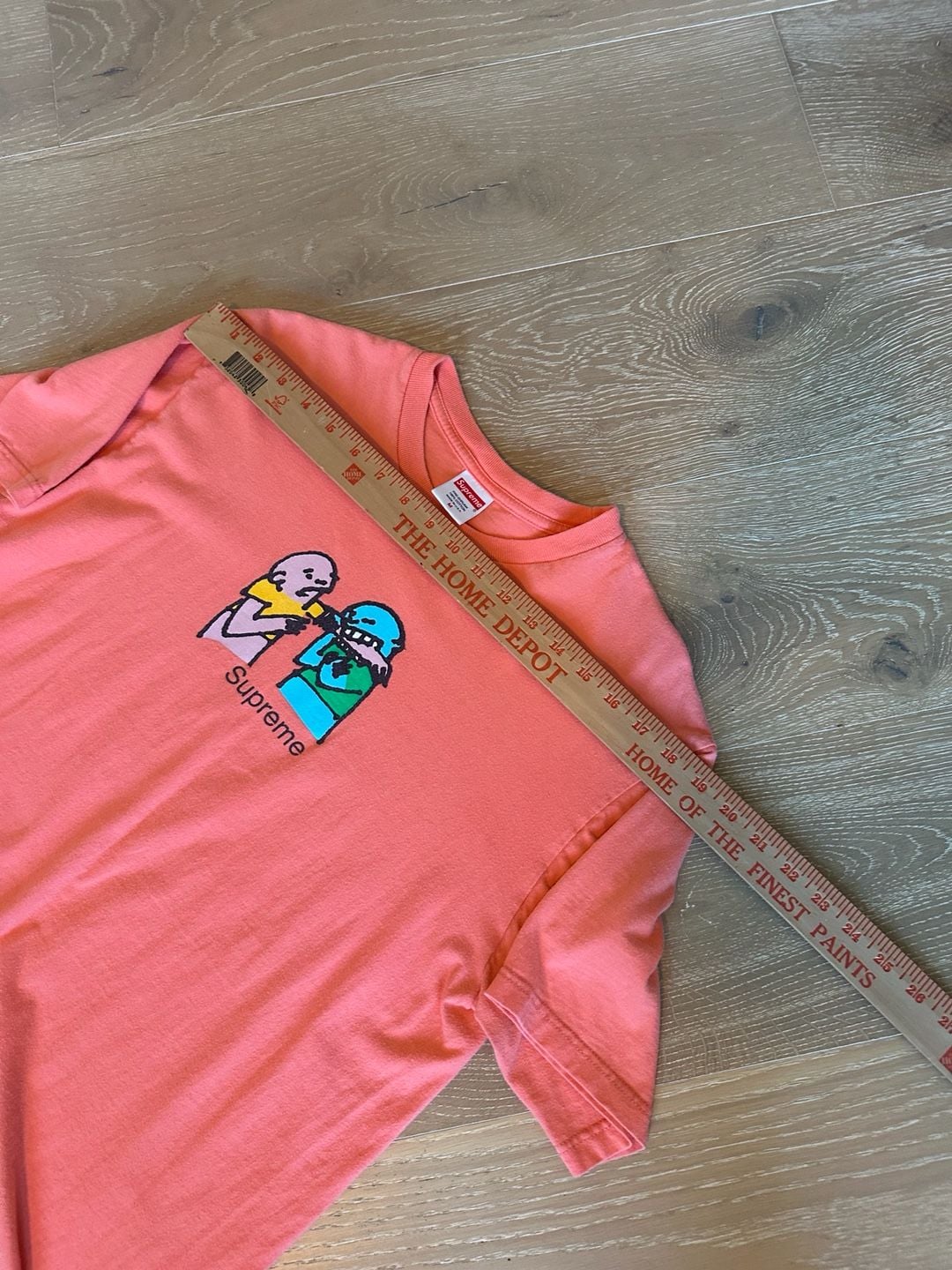 Supreme T-Shirt Size M Orange Graphic Tee 8