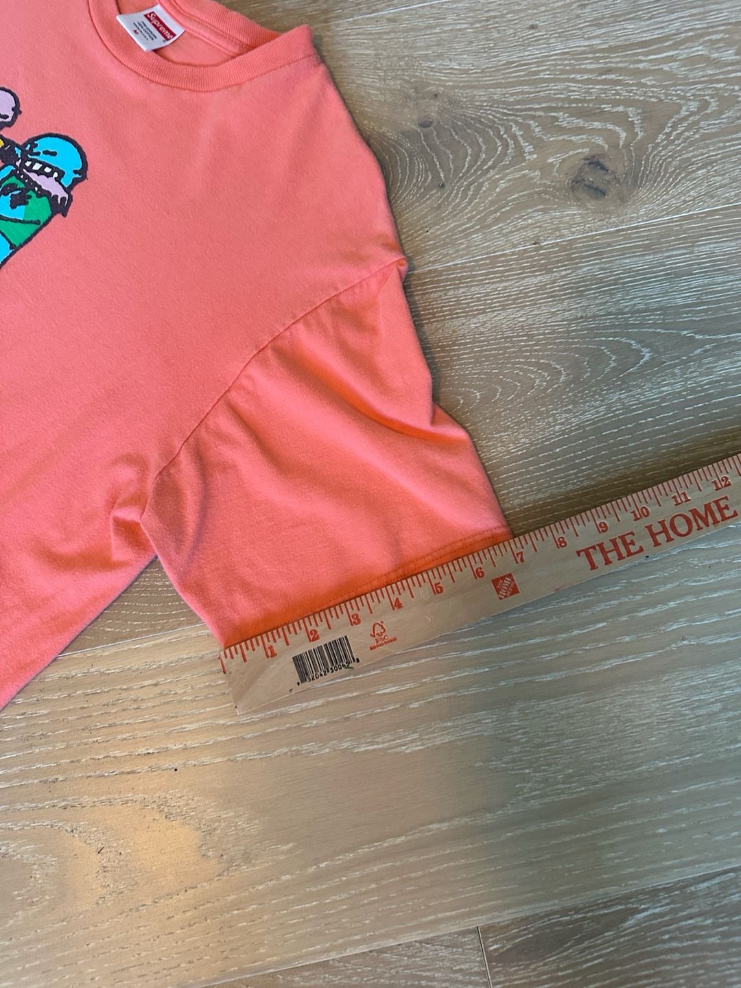 Supreme T-Shirt Size M Orange Graphic Tee 10