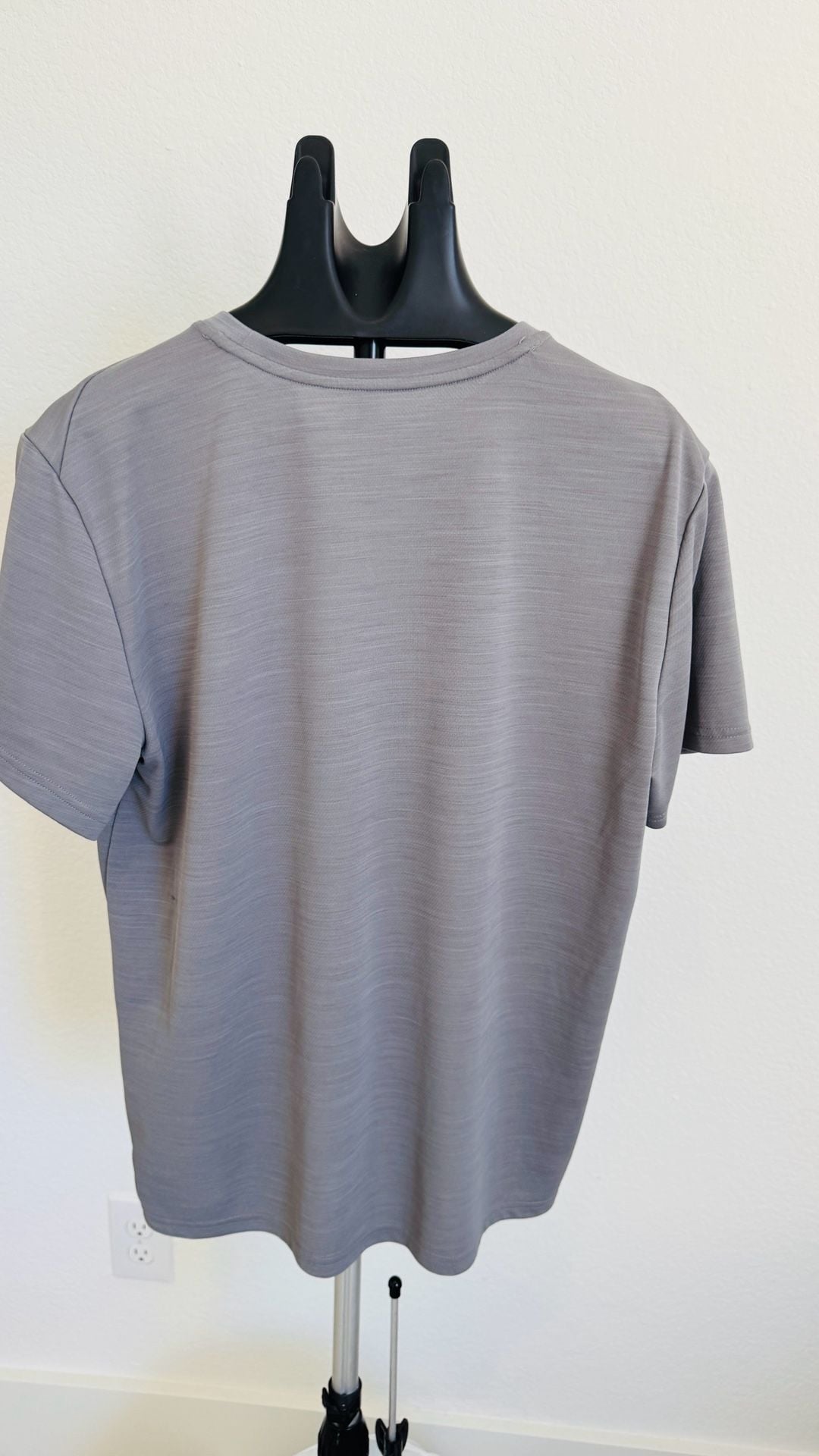 Nike Dri-FIT T-Shirt Size L Gray Athletic Workout Top 4