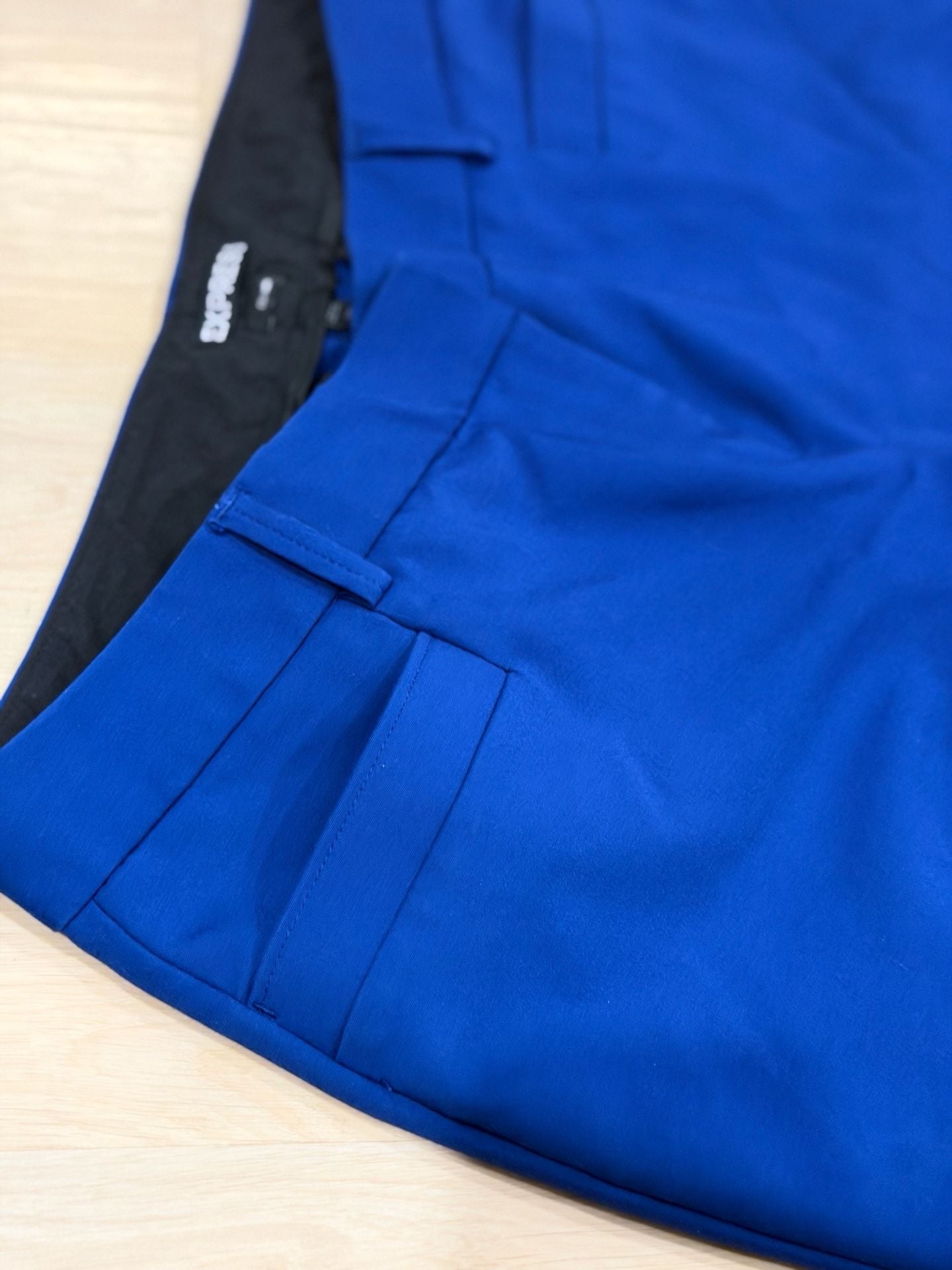 Express Columnist Pants Size 12R Blue Career Dress Trousers 3