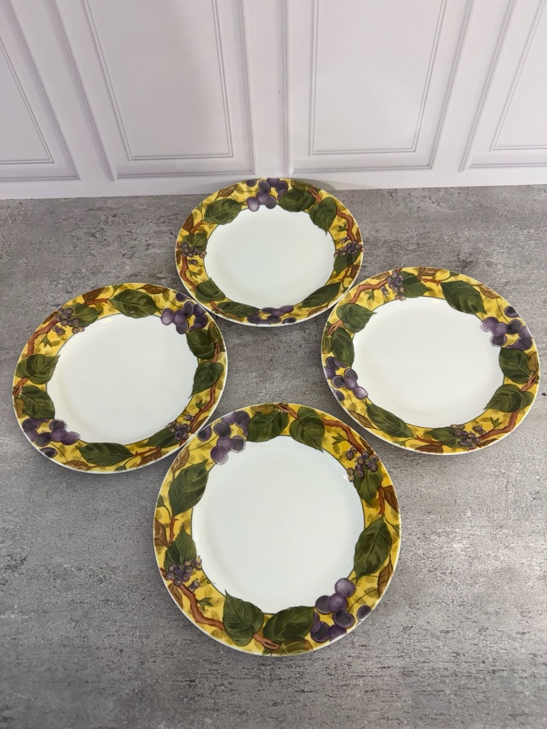 Corelle Tuscan Vine Dinnerware Set Grape Pattern 7