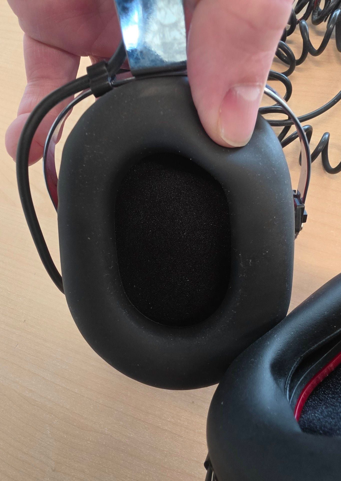 Racing Electronics RE Over-Ear Headphones With Volume Control Red 8