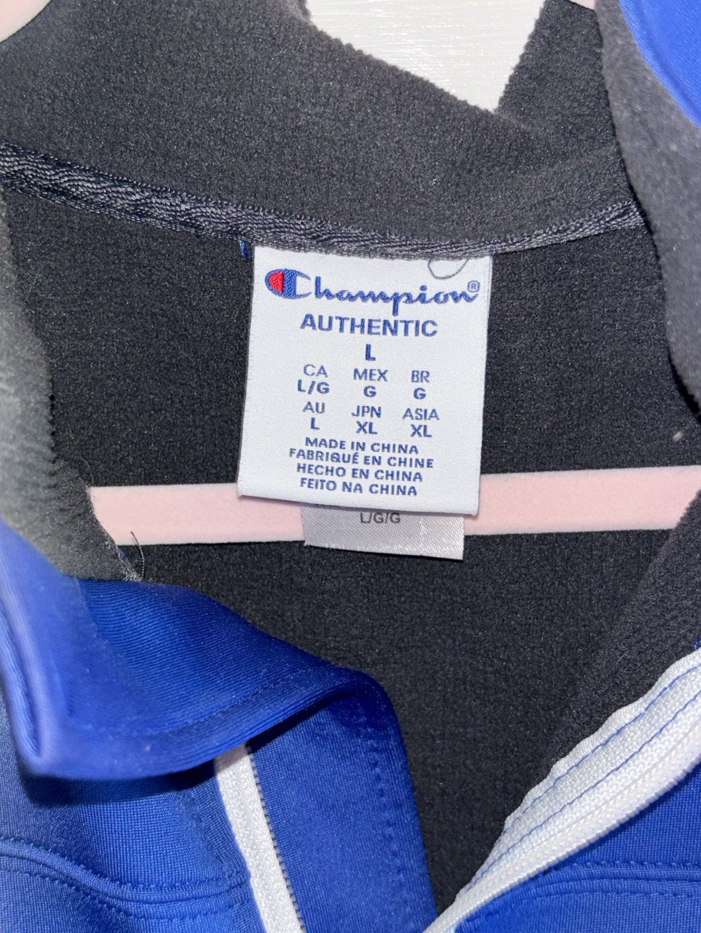 Champion Kentucky Wildcats Jacket Size L Blue Full Zip 4