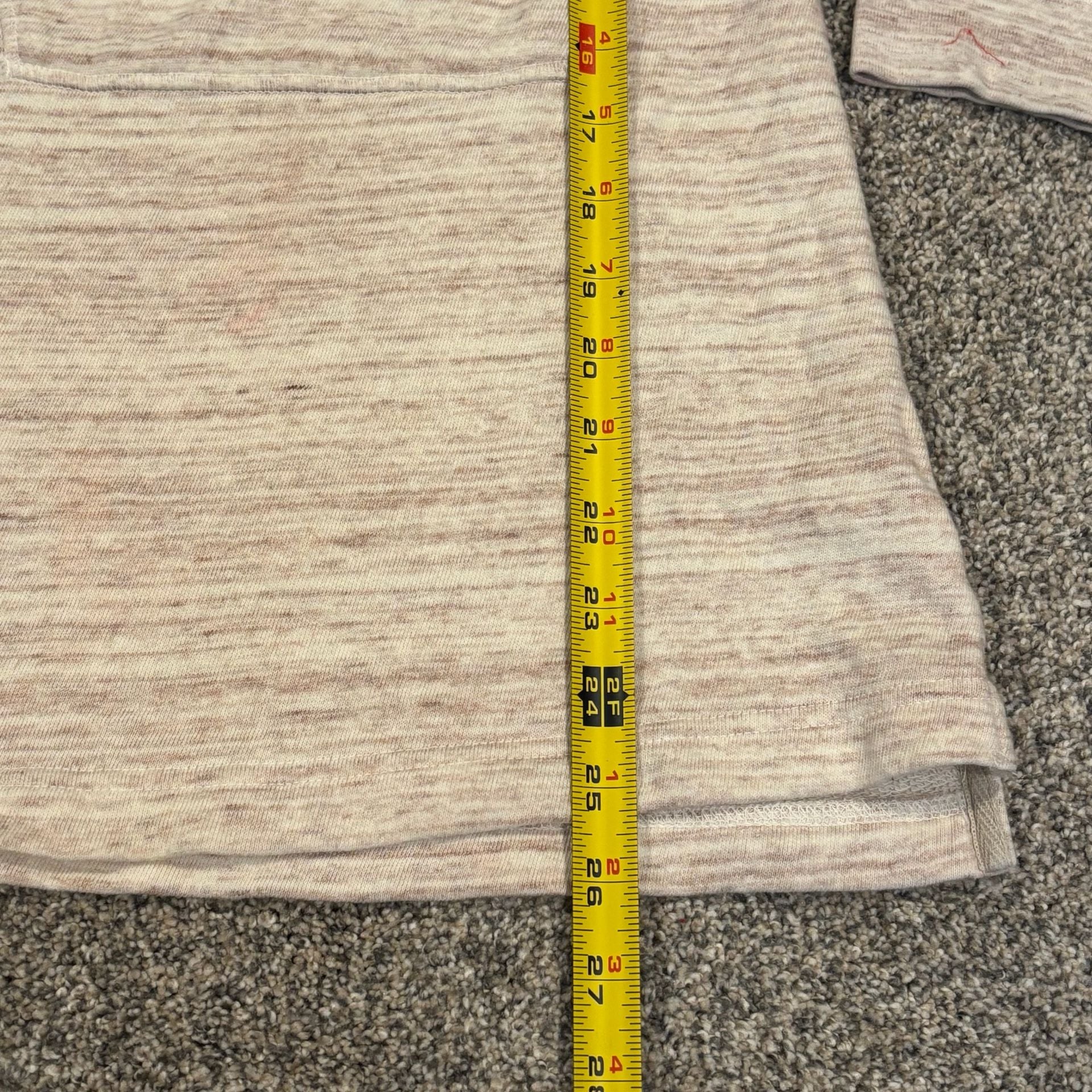 Lands' End Sweatshirt Dress Size 6X Marled Tan Long Sleeve 5