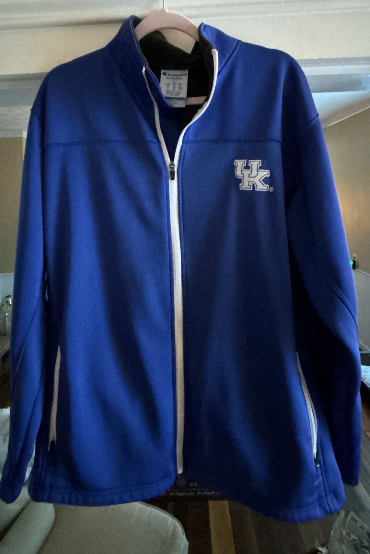 Champion Kentucky Wildcats Jacket Size L Blue Full Zip 2