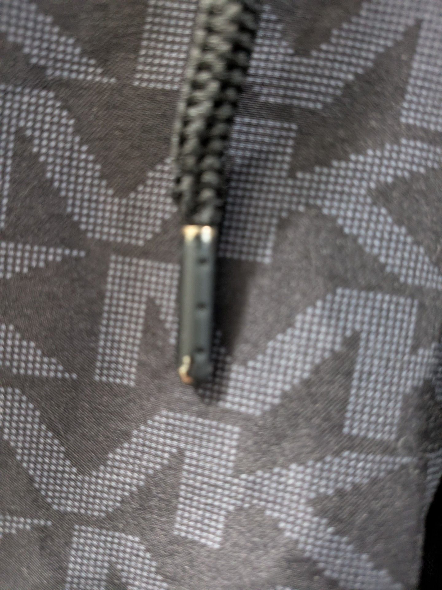 Michael Kors Swim Trunks Black MK Monogram Logo Print Drawstring 6