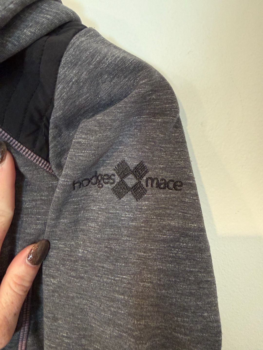 Athleta Stronger Full Zip Hoodie Size M Gray Hodges Mace 4