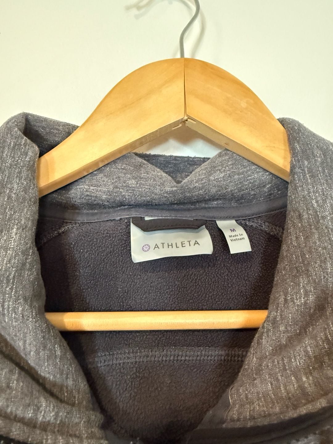 Athleta Stronger Full Zip Hoodie Size M Gray Hodges Mace 5